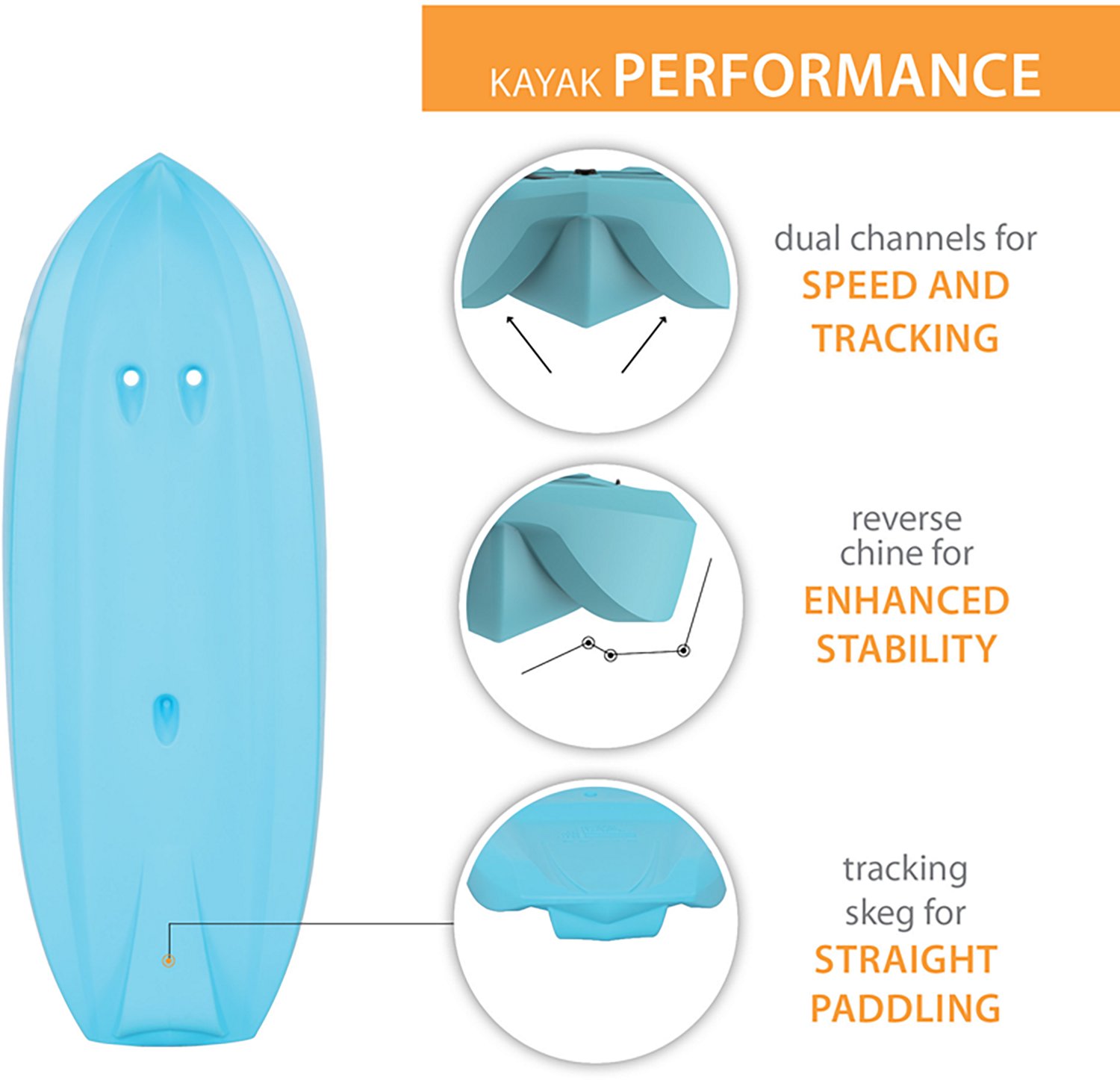 Lifetime Kids' Cadet 6 ft Kayak - view number 3