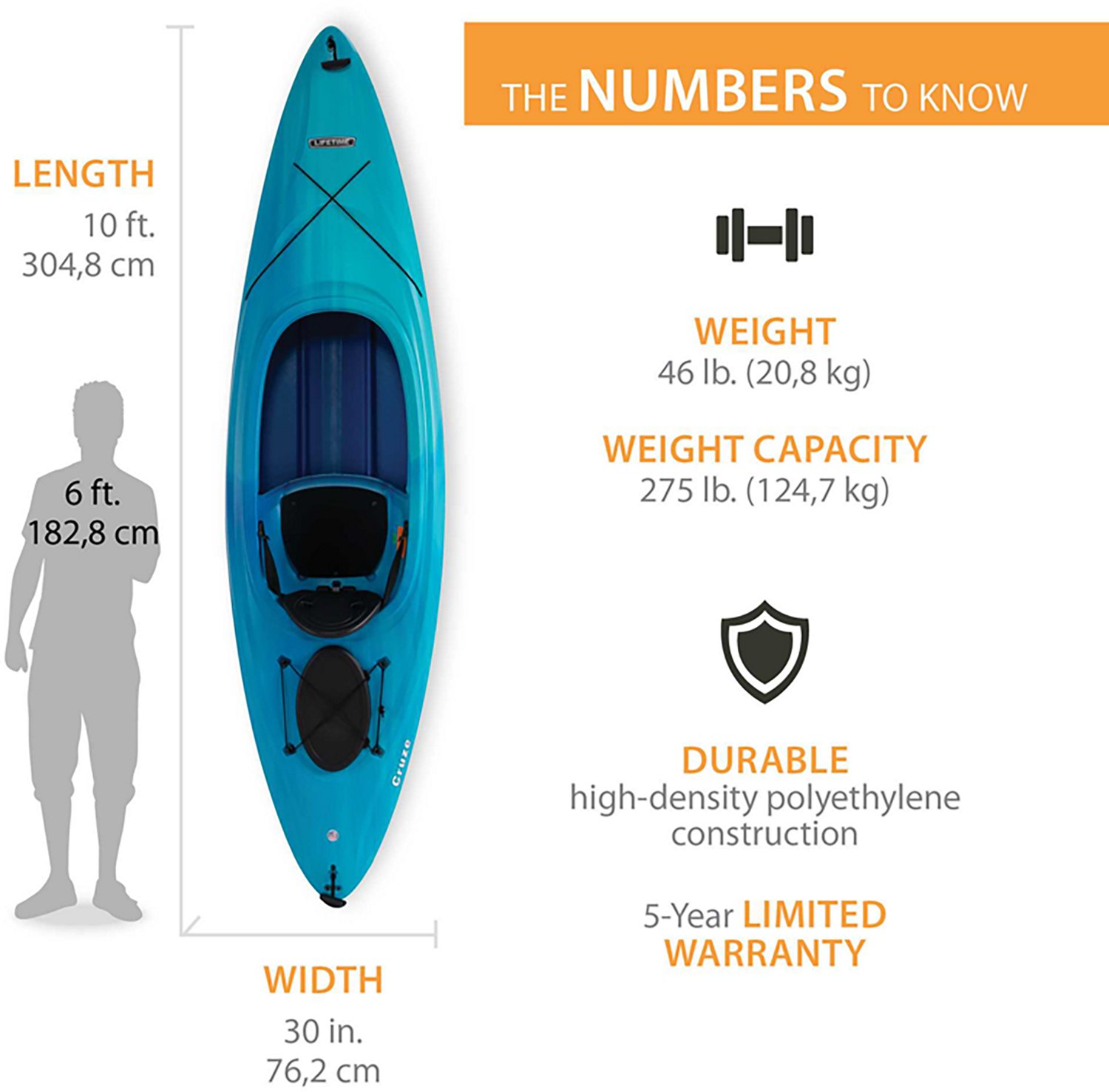 Lifetime Cruze 10 ft Sit-In Kayak - view number 2