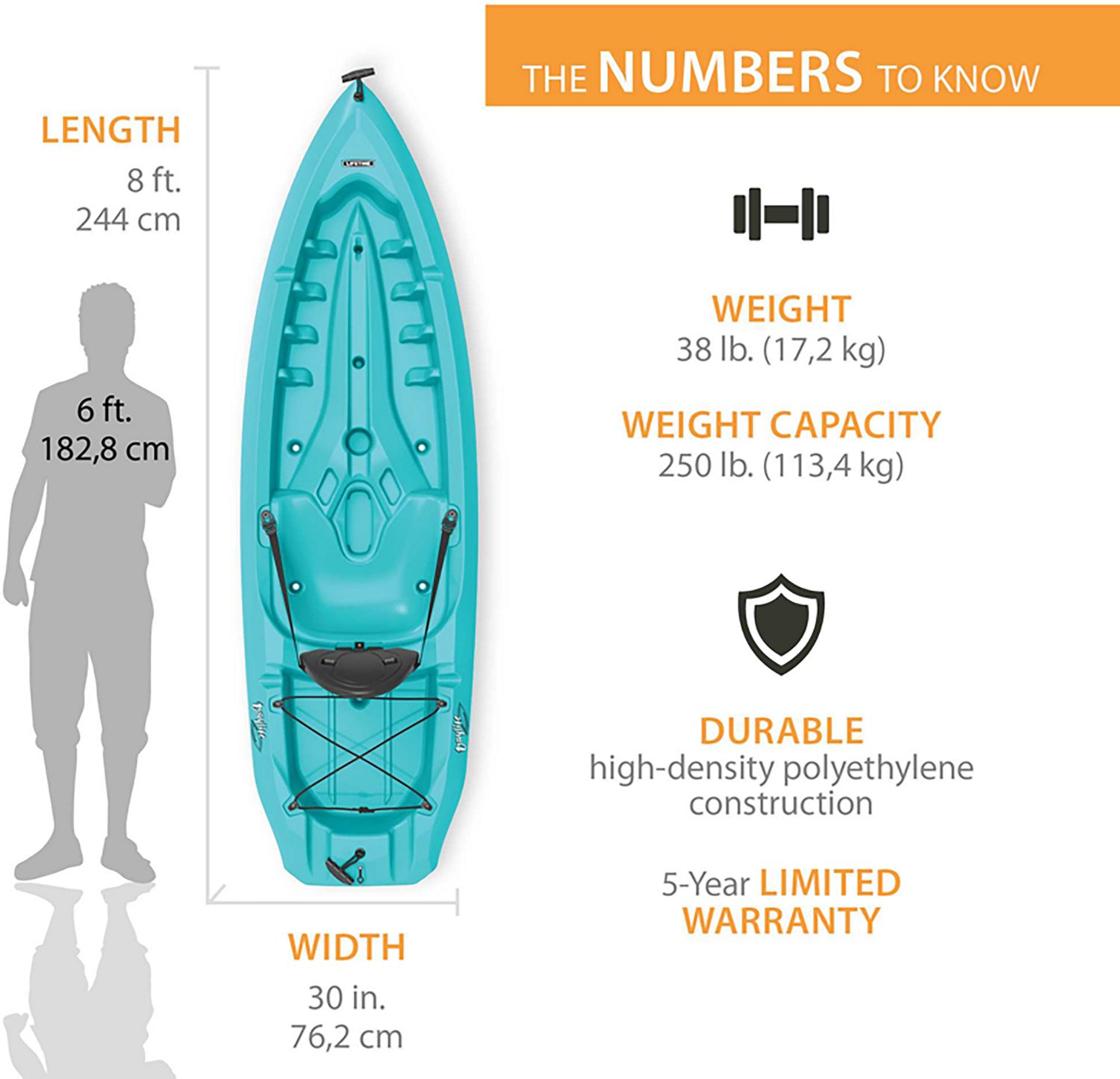 Lifetime Daylite™ 8' Kayak