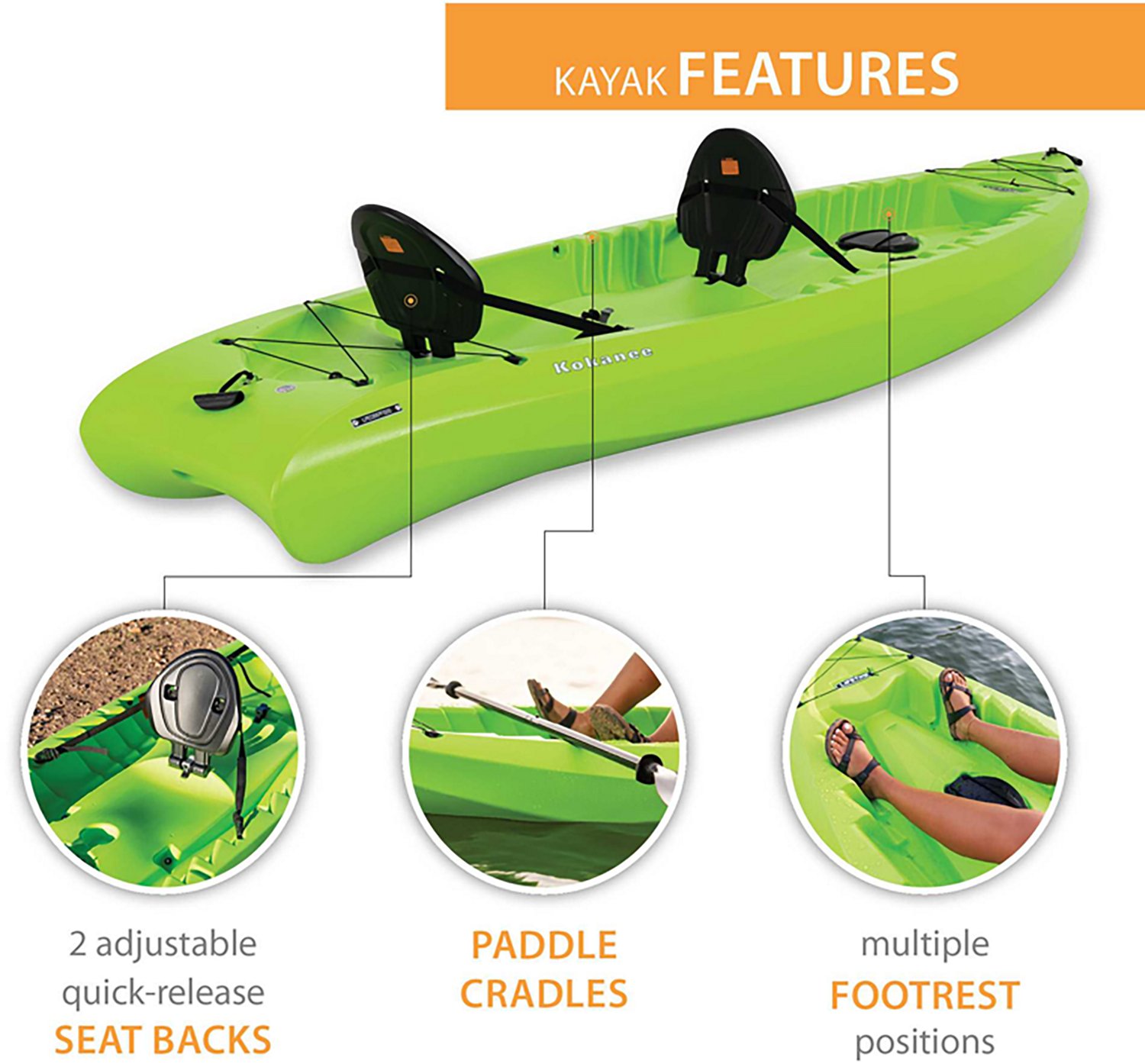 Lifetime Kokanee 10'6" Kayak - view number 4
