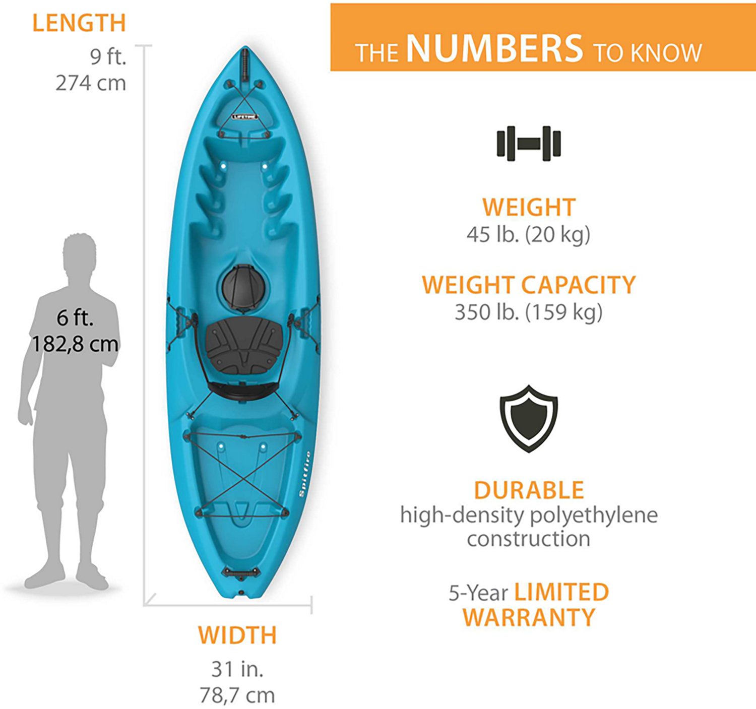 Lifetime Spitfire™ 9' Kayak - view number 2