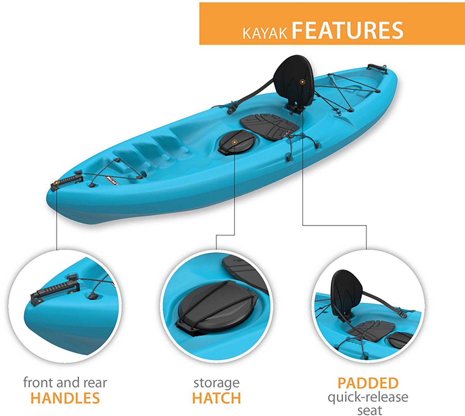 Lifetime Spitfire™ 9' Kayak - view number 5