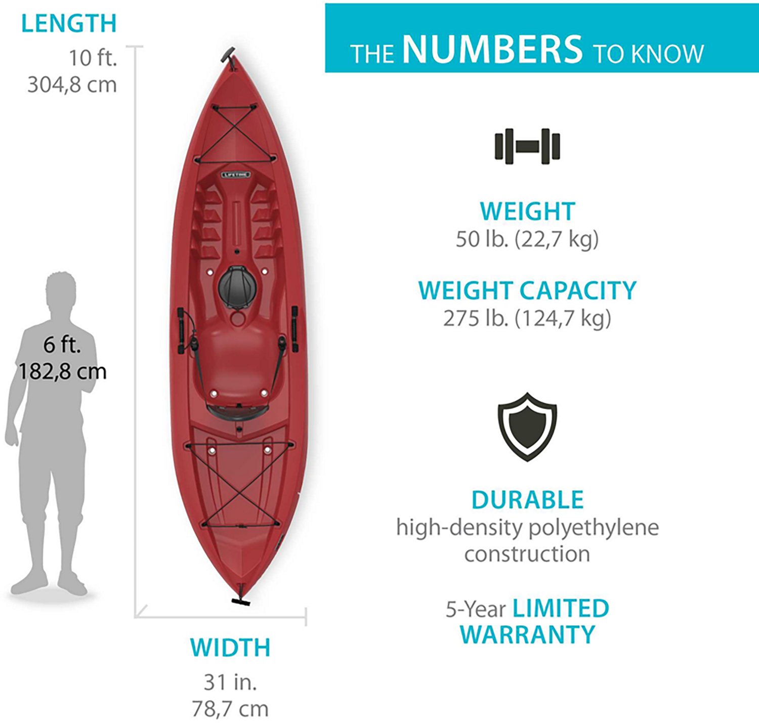 Lifetime Tamarack™ 10' Kayak - view number 2