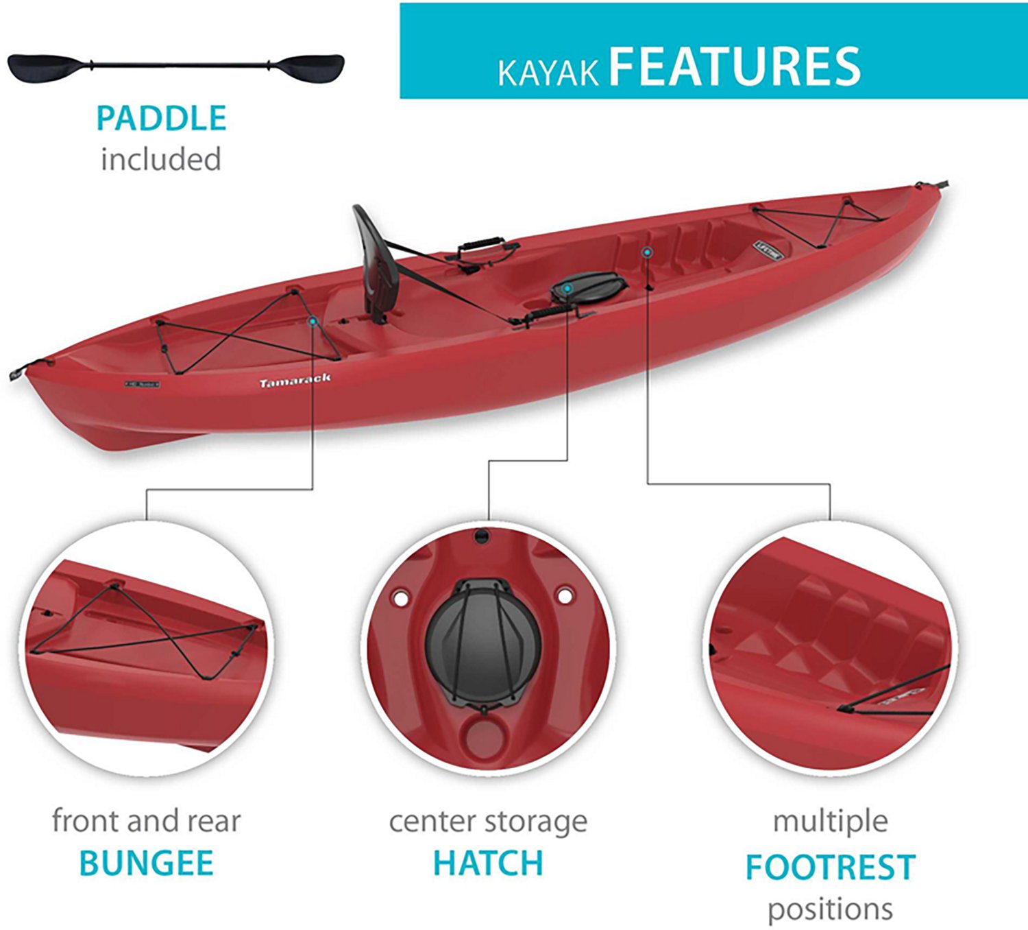 Lifetime Tamarack™ 10' Kayak - view number 4