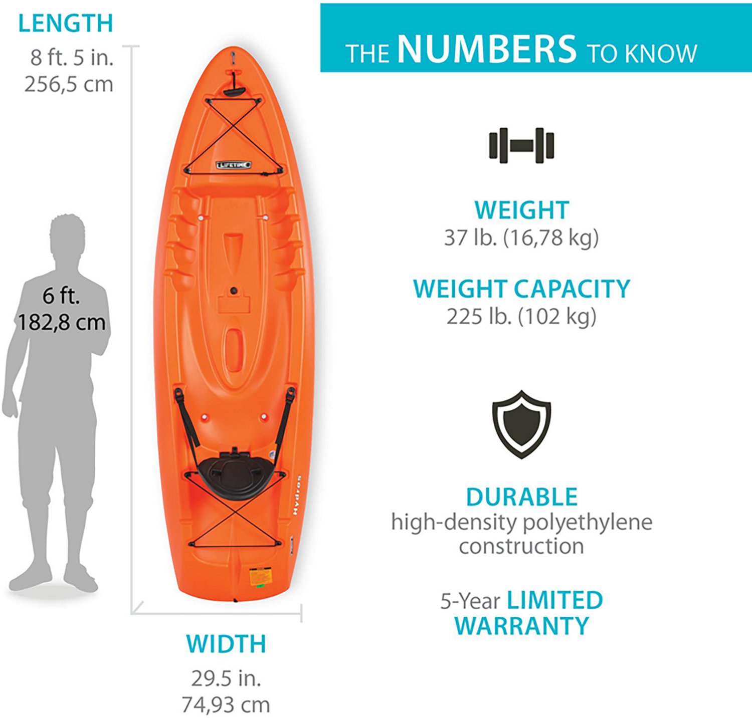 Lifetime Volt 8.5' Kayak 2-Pack