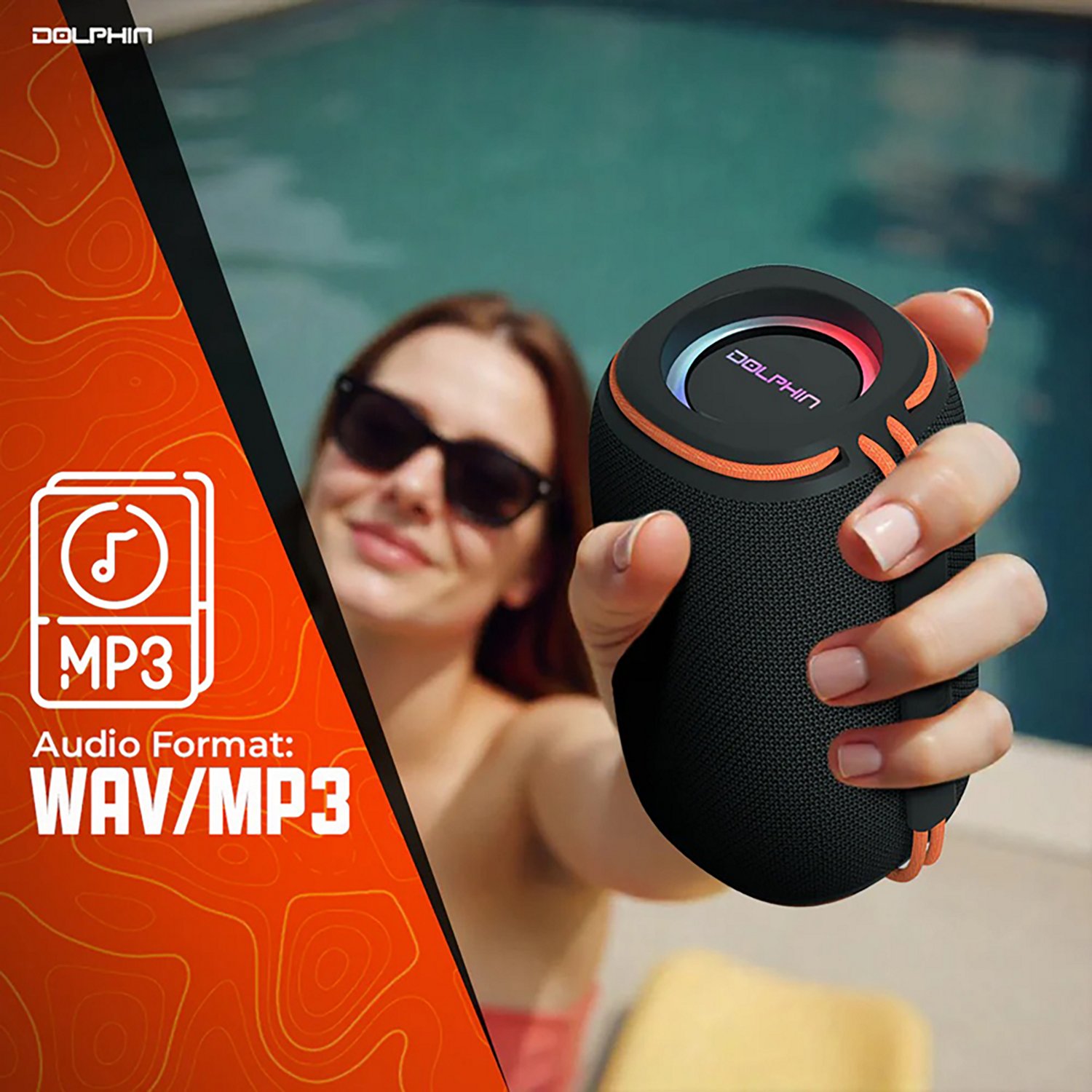 Dolphin Audio DR30 Diver Sport Bluetooth® Waterproof Portable Speaker - view number 6