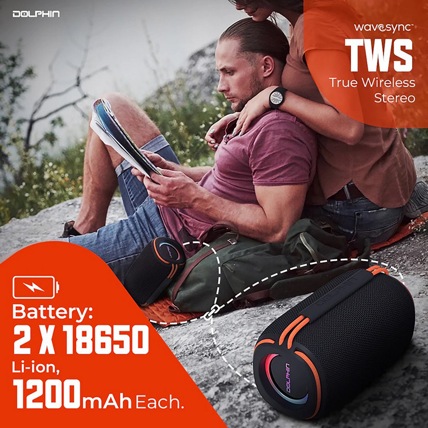 Dolphin Audio DR30 Diver Sport Bluetooth® Waterproof Portable Speaker - view number 7