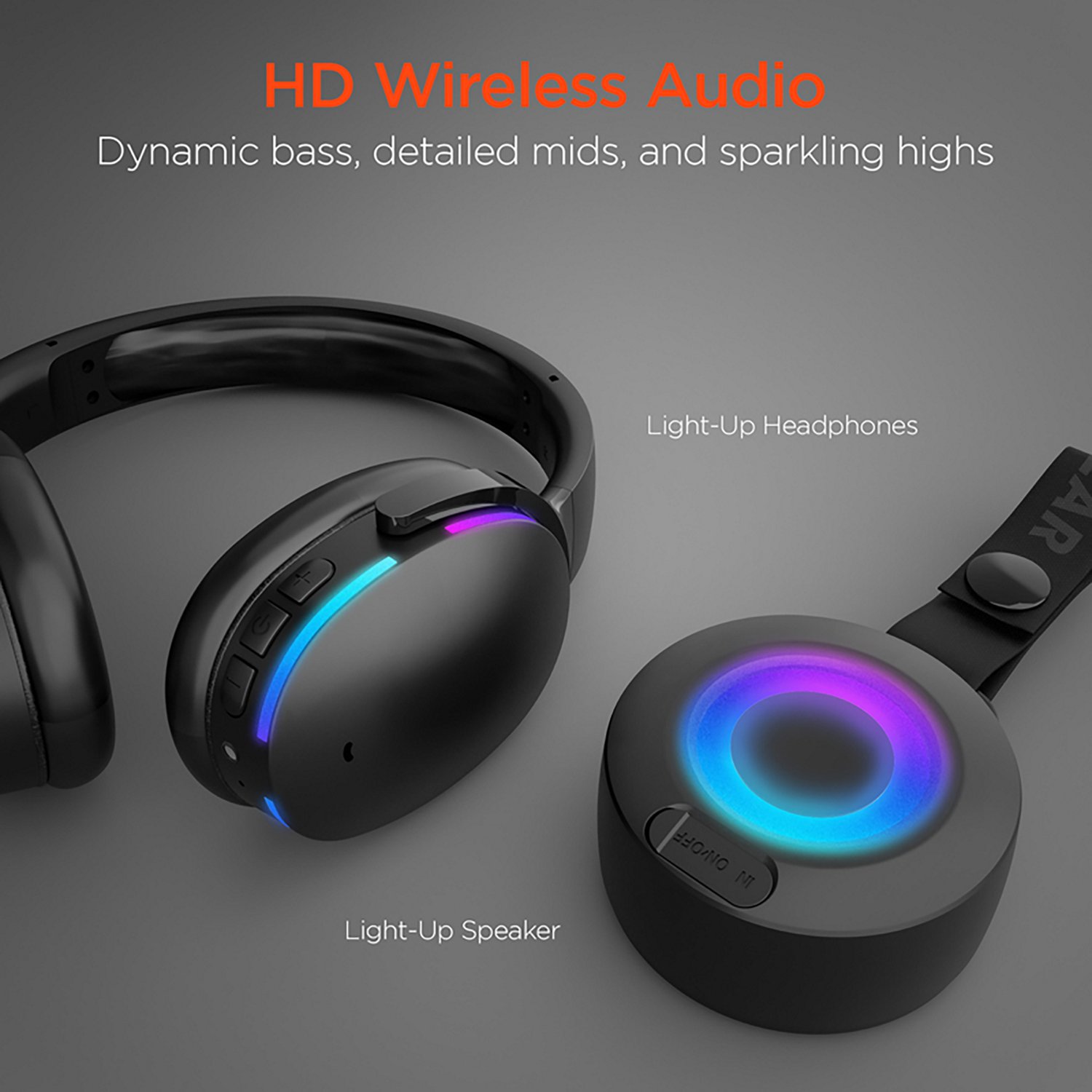 HyperGear Wireless Audio Essentials Duo Bluetooth® Headphones