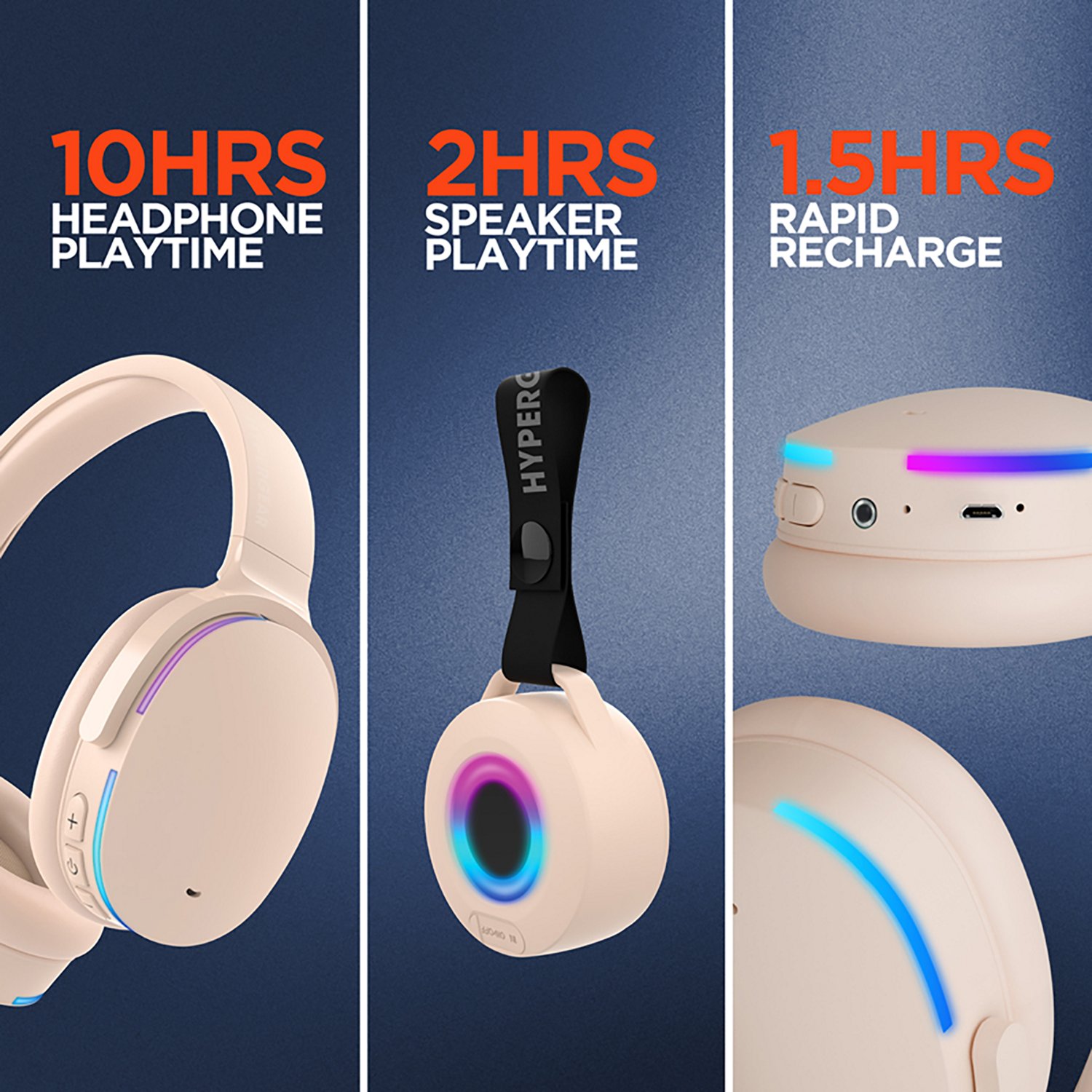 HyperGear Wireless Audio Essentials Duo Bluetooth® Headphones - view number 4