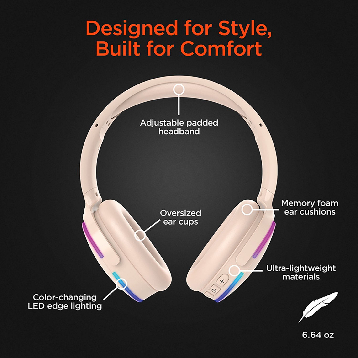 HyperGear Wireless Audio Essentials Duo Bluetooth® Headphones - view number 5