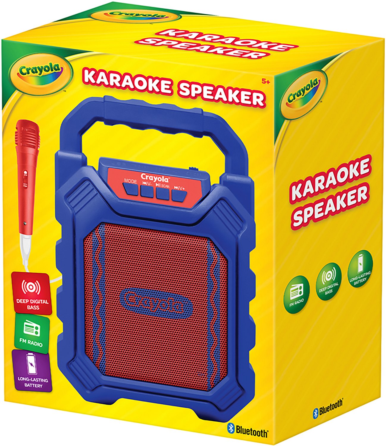 Crayola Portable Bluetooth® Karaoke Speaker with Wired Microphone - view number 5