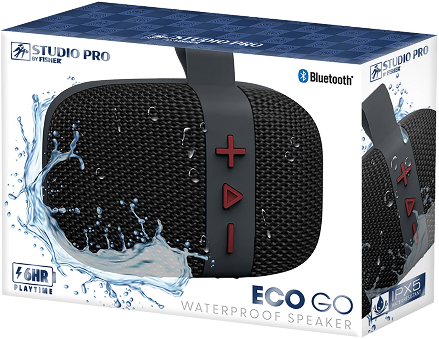 Studio Pro by Fisher ECO GO Waterproof Portable Bluetooth® Speaker with FM Radio - view number 4