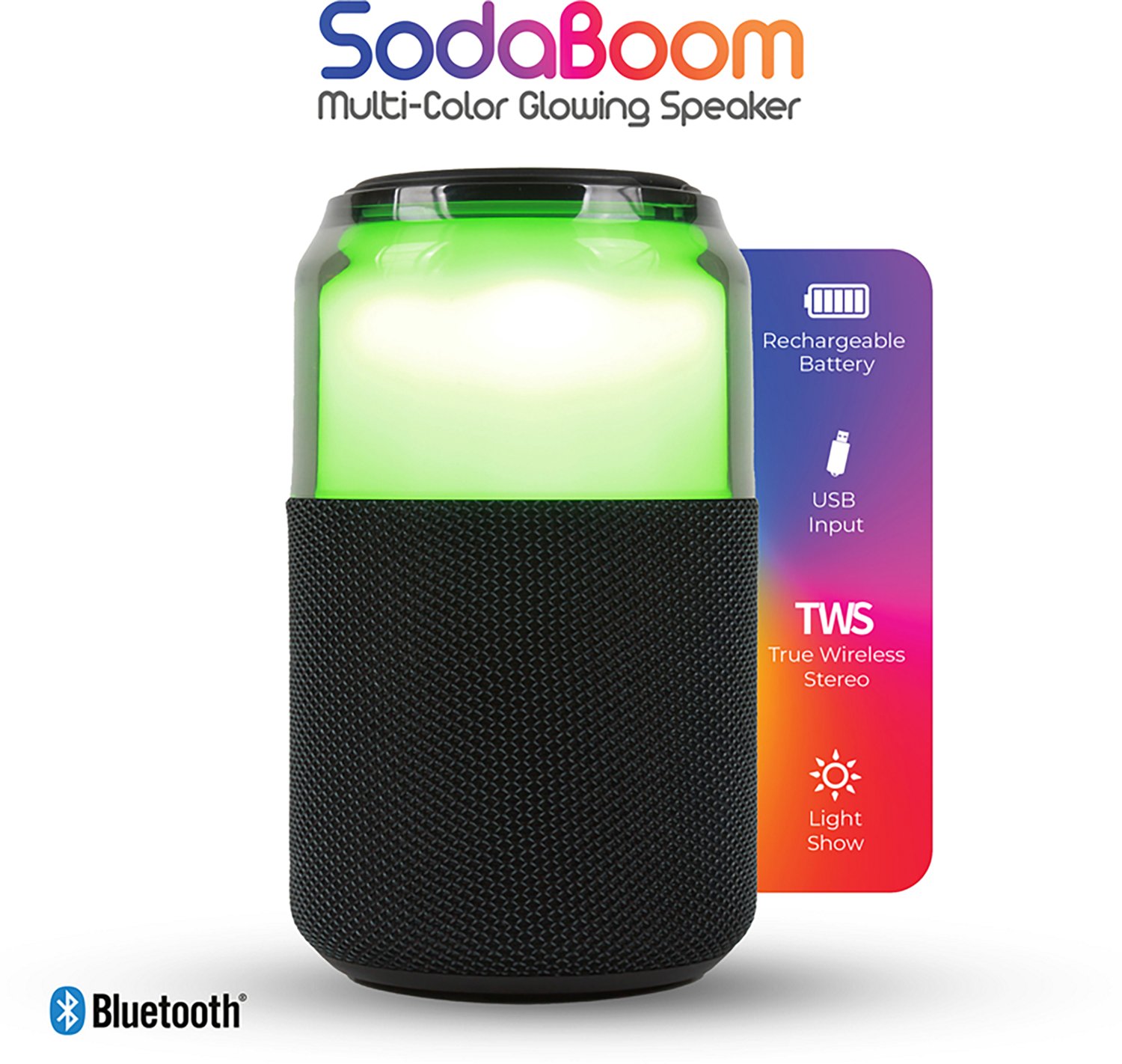 Supersonic SodaBoom Portable Bluetooth® Speaker - view number 5