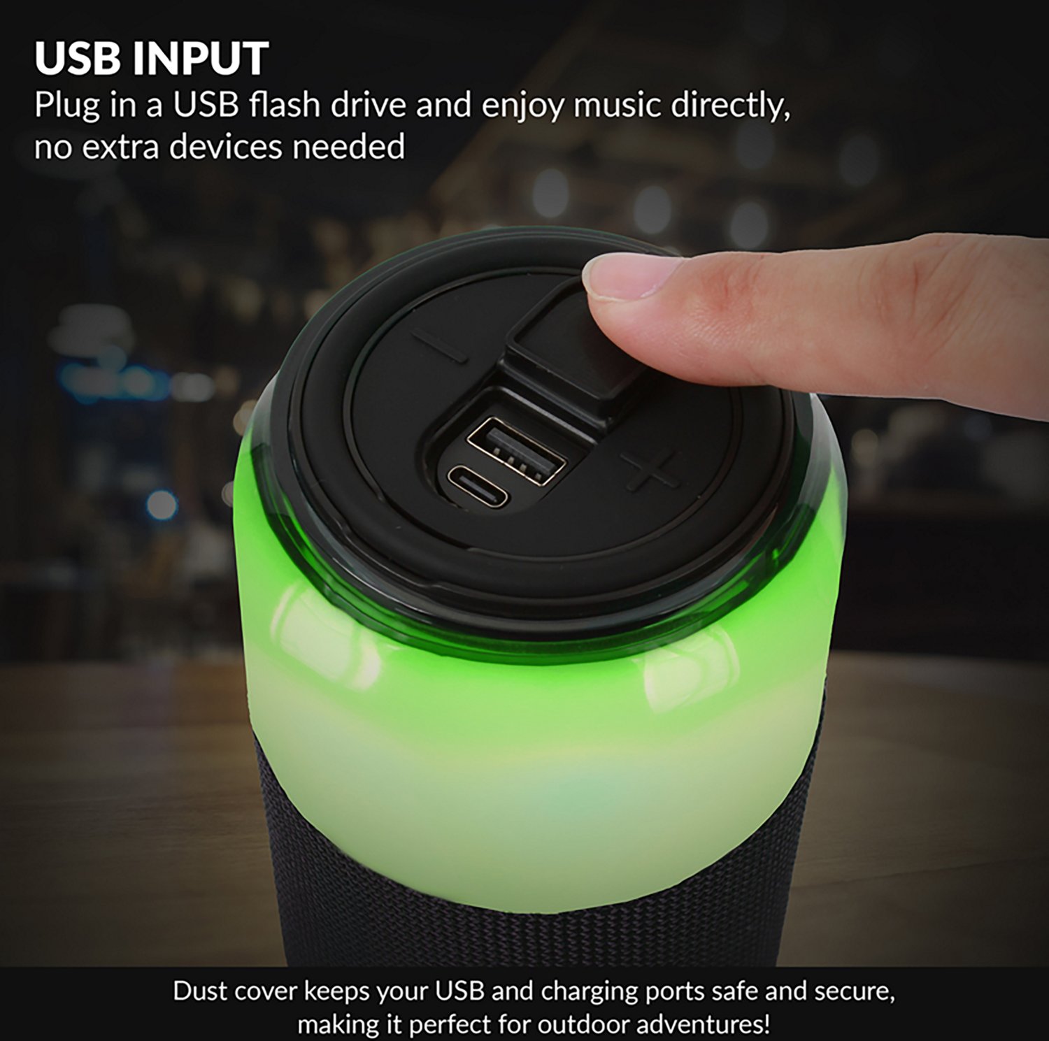 Supersonic SodaBoom Portable Bluetooth® Speaker - view number 7