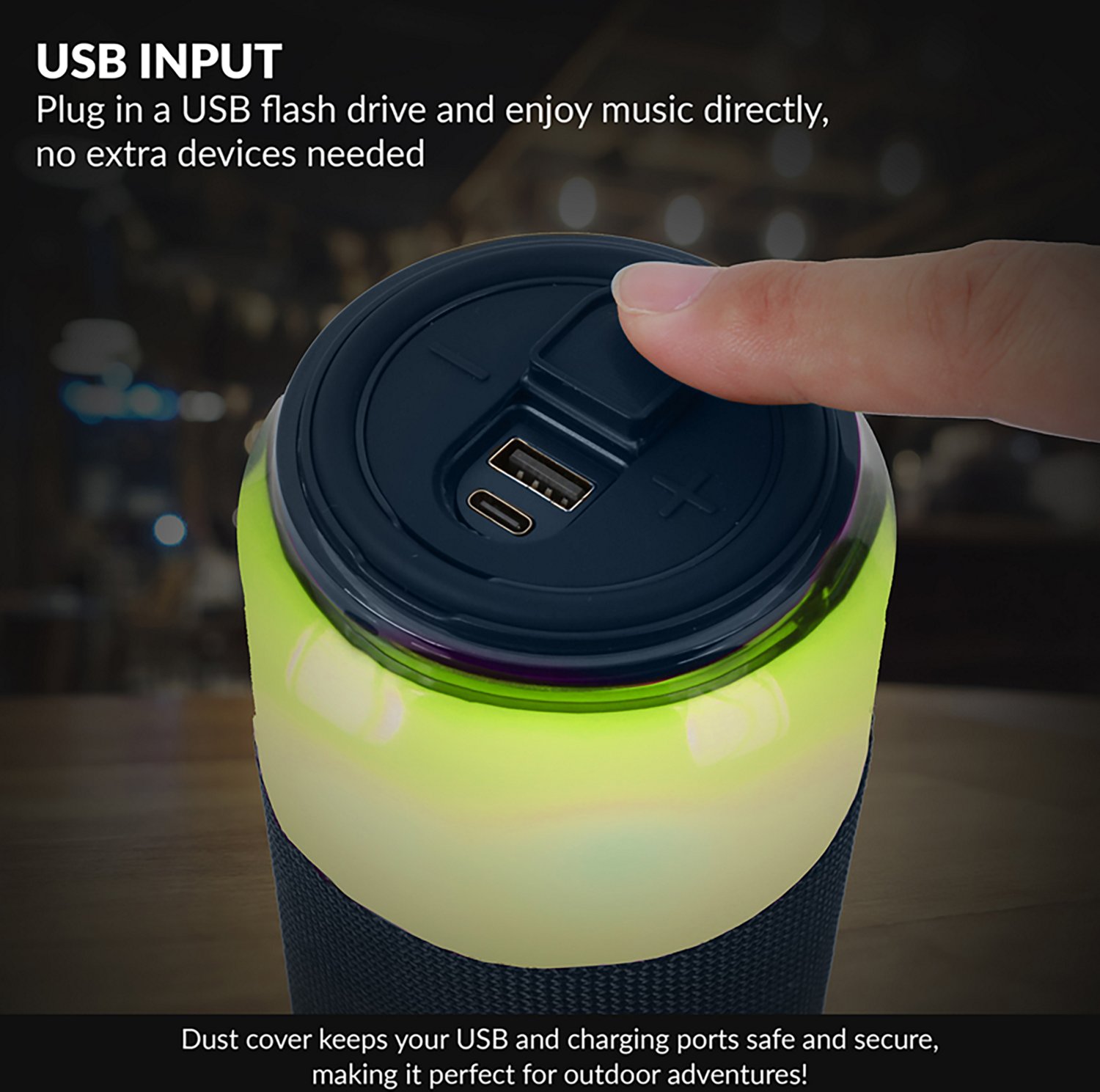 Supersonic SodaBoom Portable Bluetooth® Speaker - view number 7