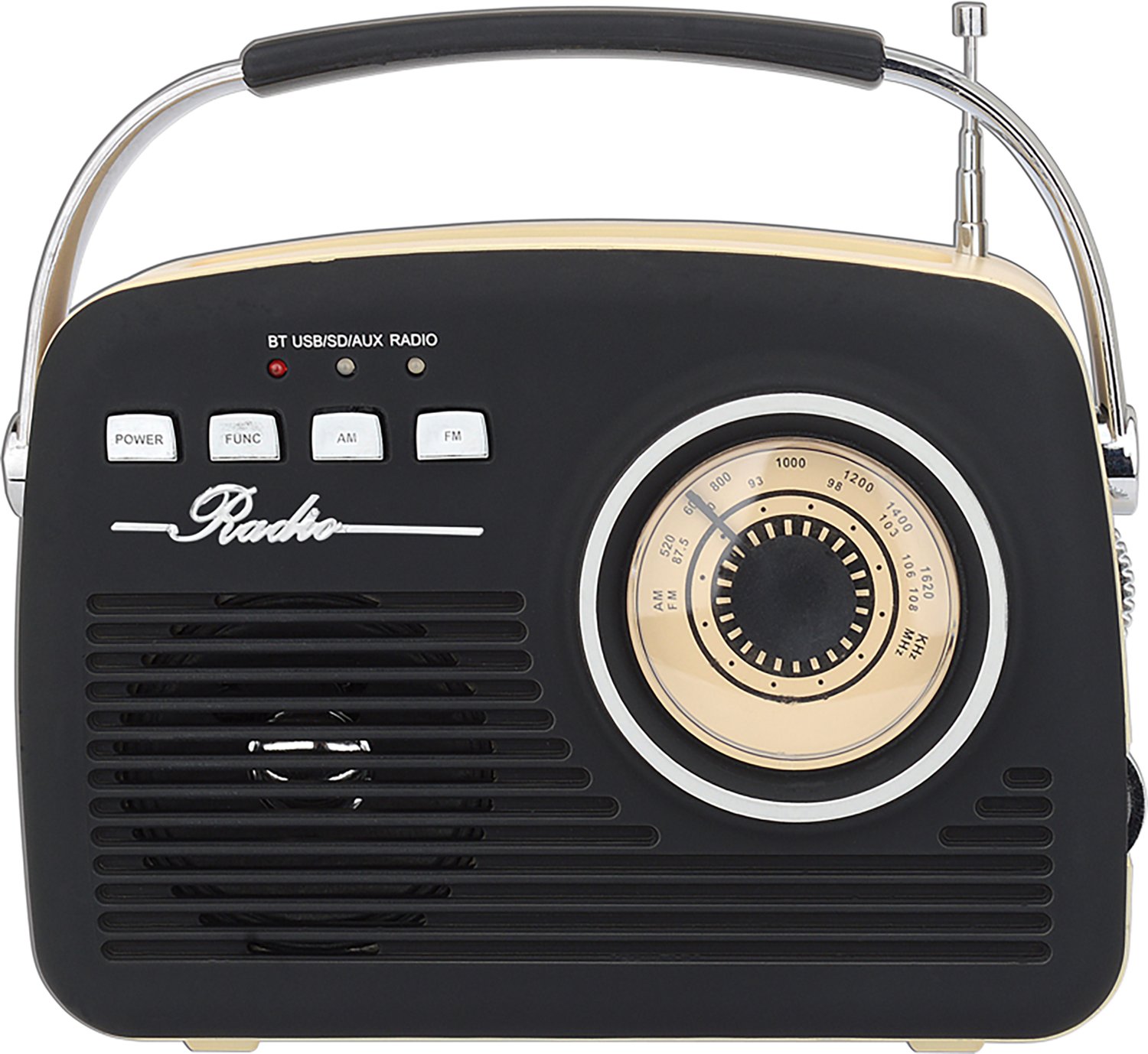 Supersonic SC-1201 Retro Portable AM/FM Radio