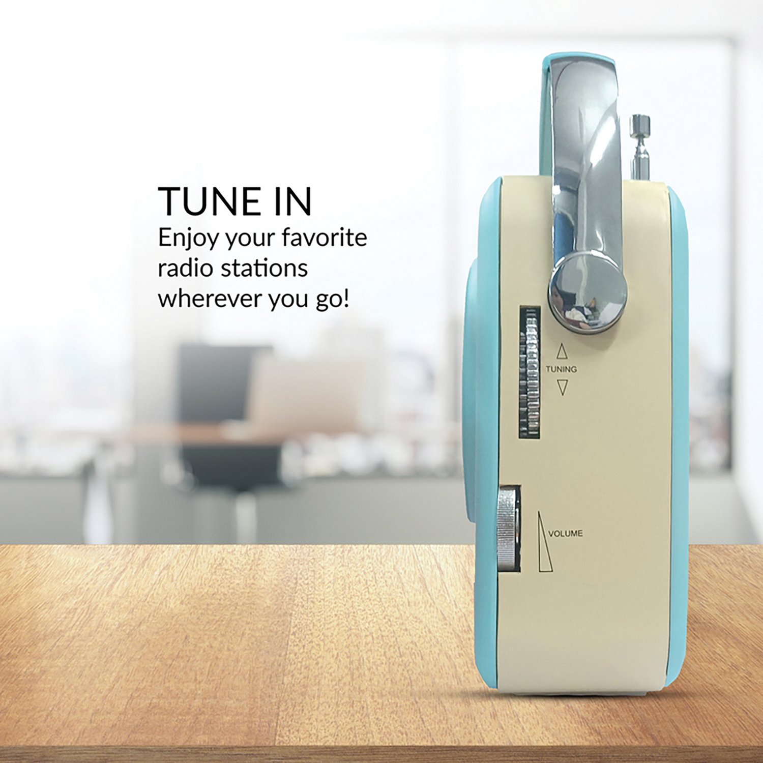 Supersonic SC-1201 Retro Portable AM/FM Radio - view number 5