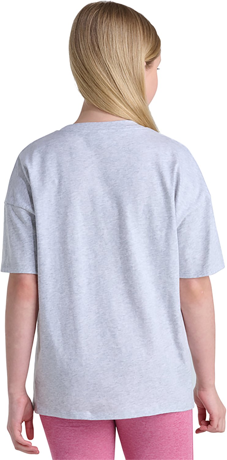 adidas Girls’ Boyfriend Heather T‑Shirt - view number 2
