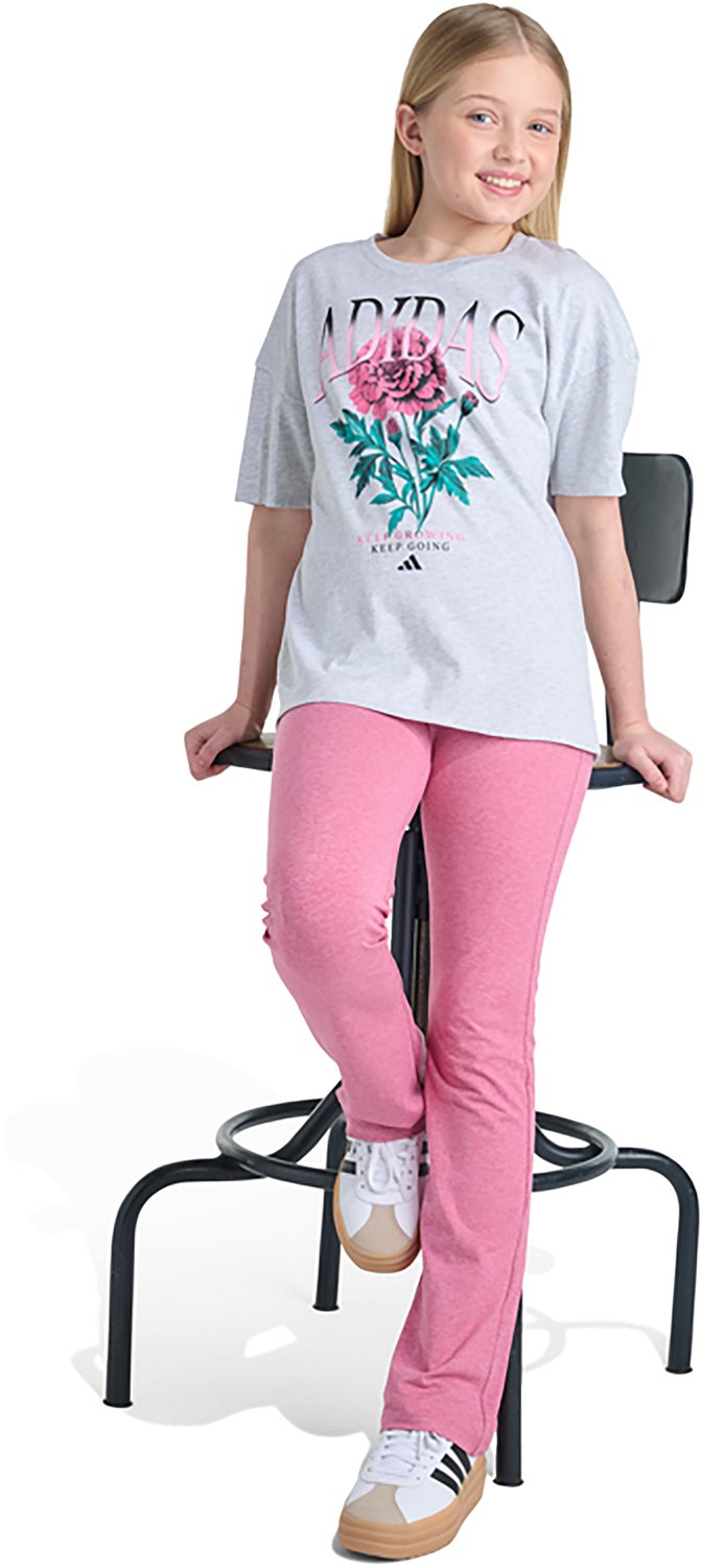 adidas Girls’ Boyfriend Heather T‑Shirt - view number 4