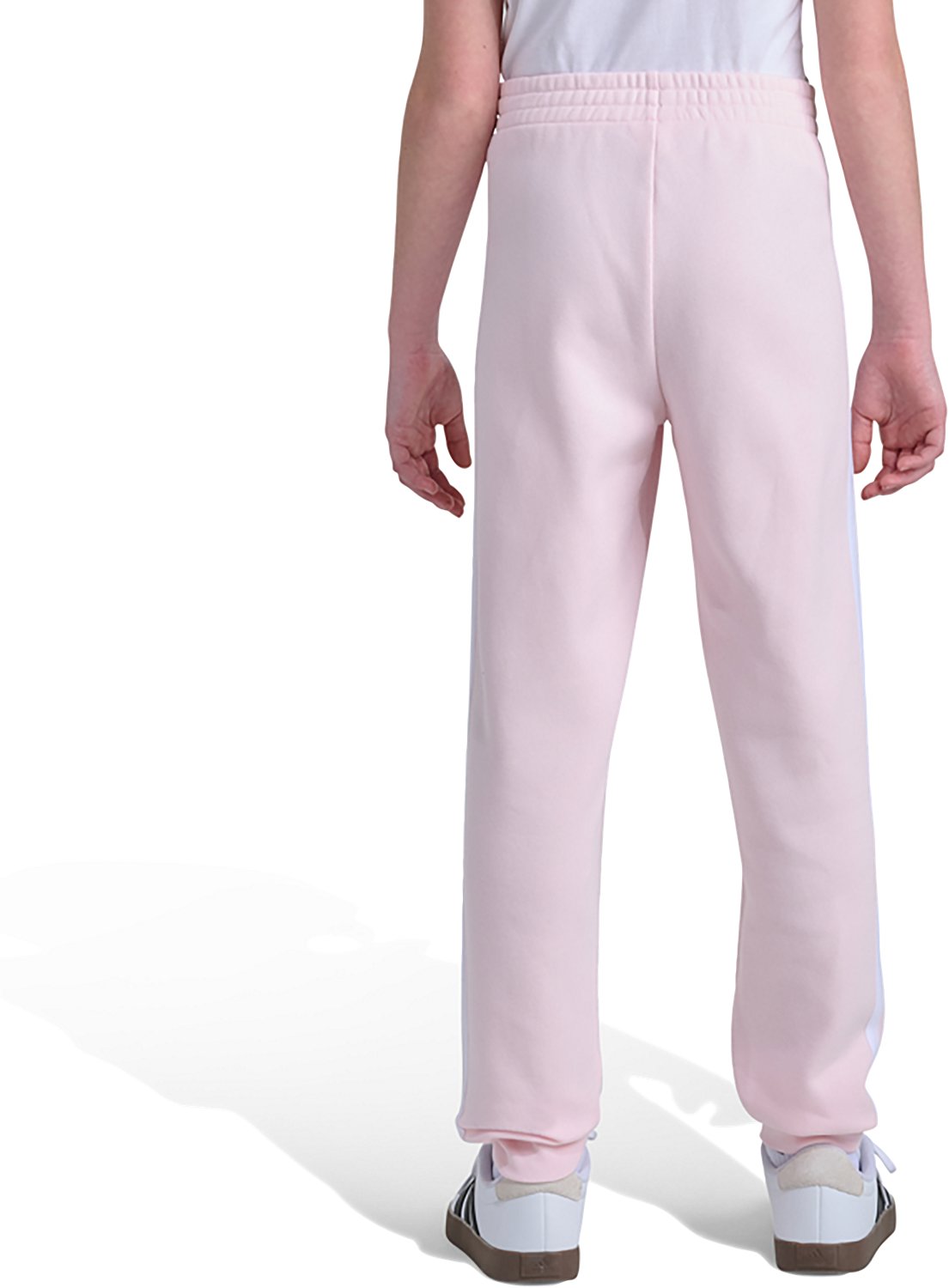 adidas Girls’ 3-Stripes Rib Cuff Jogger - view number 2