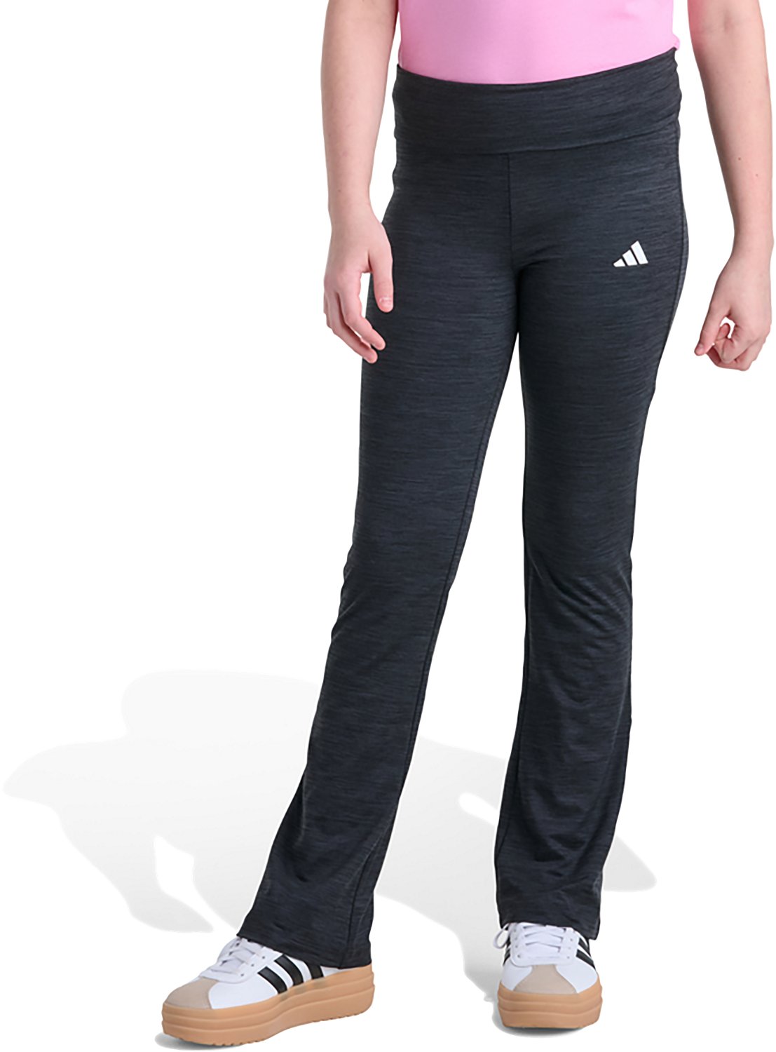 adidas Girls’ Folded Waistband Kick Flare Pants