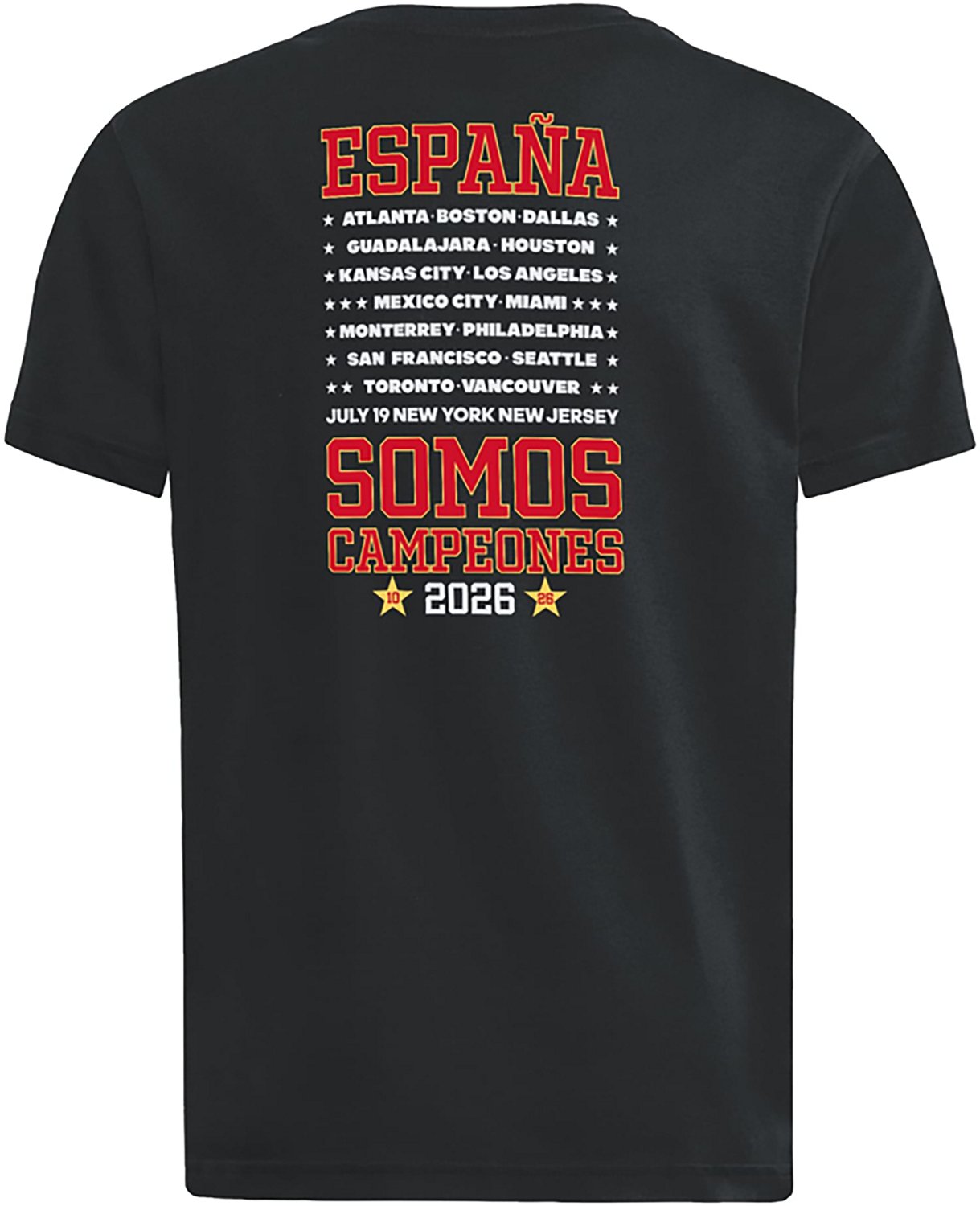 adidas Youth Spain National Team 2026 FIFA World Cup Champions We Are Champions Short Sleeve T-shirt - view number 2