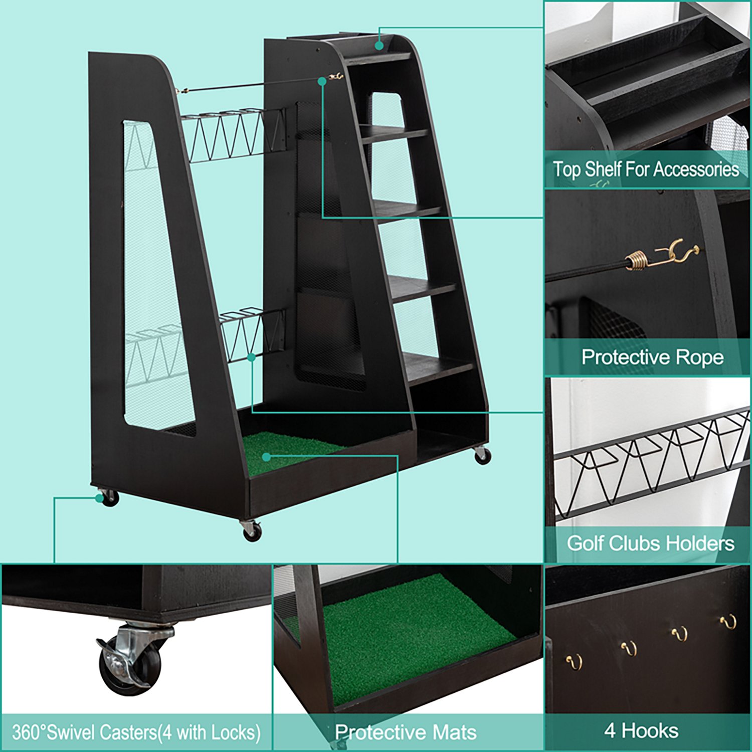 inQracer Golf Bag Organizer