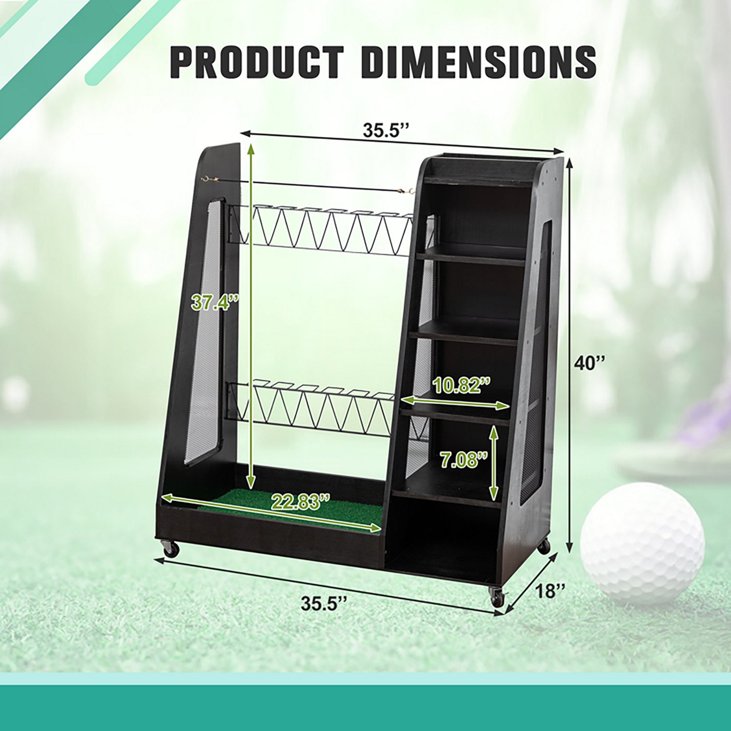inQracer Golf Bag Organizer