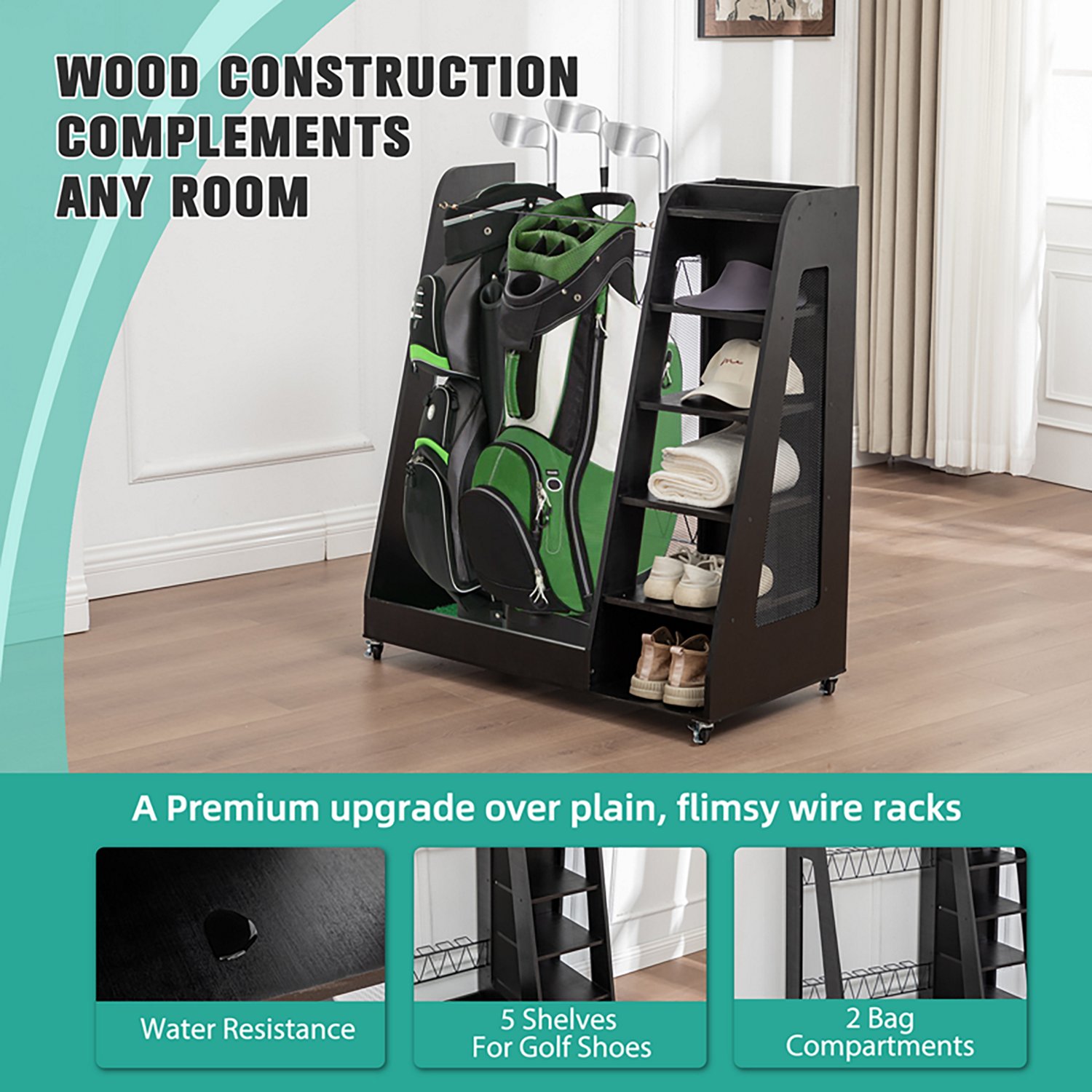 inQracer Golf Bag Organizer
