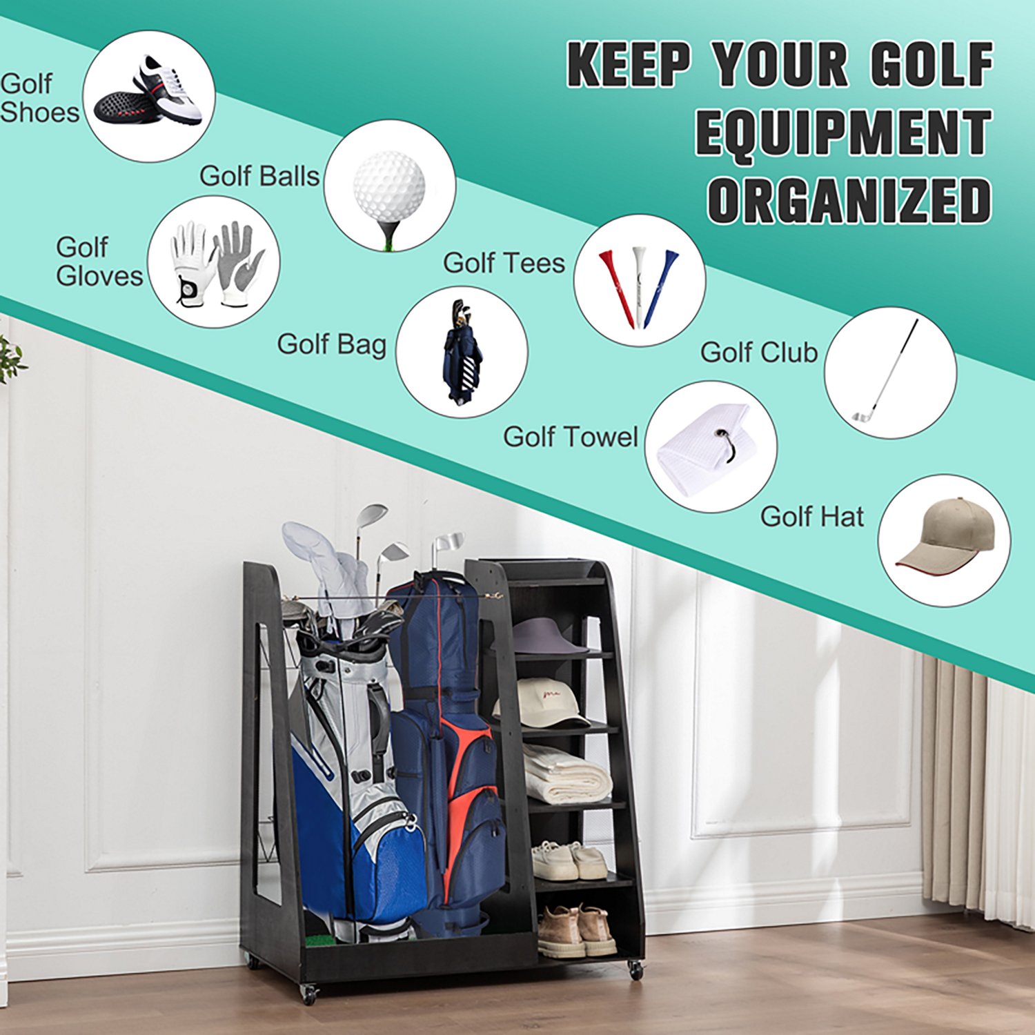 inQracer Golf Bag Organizer