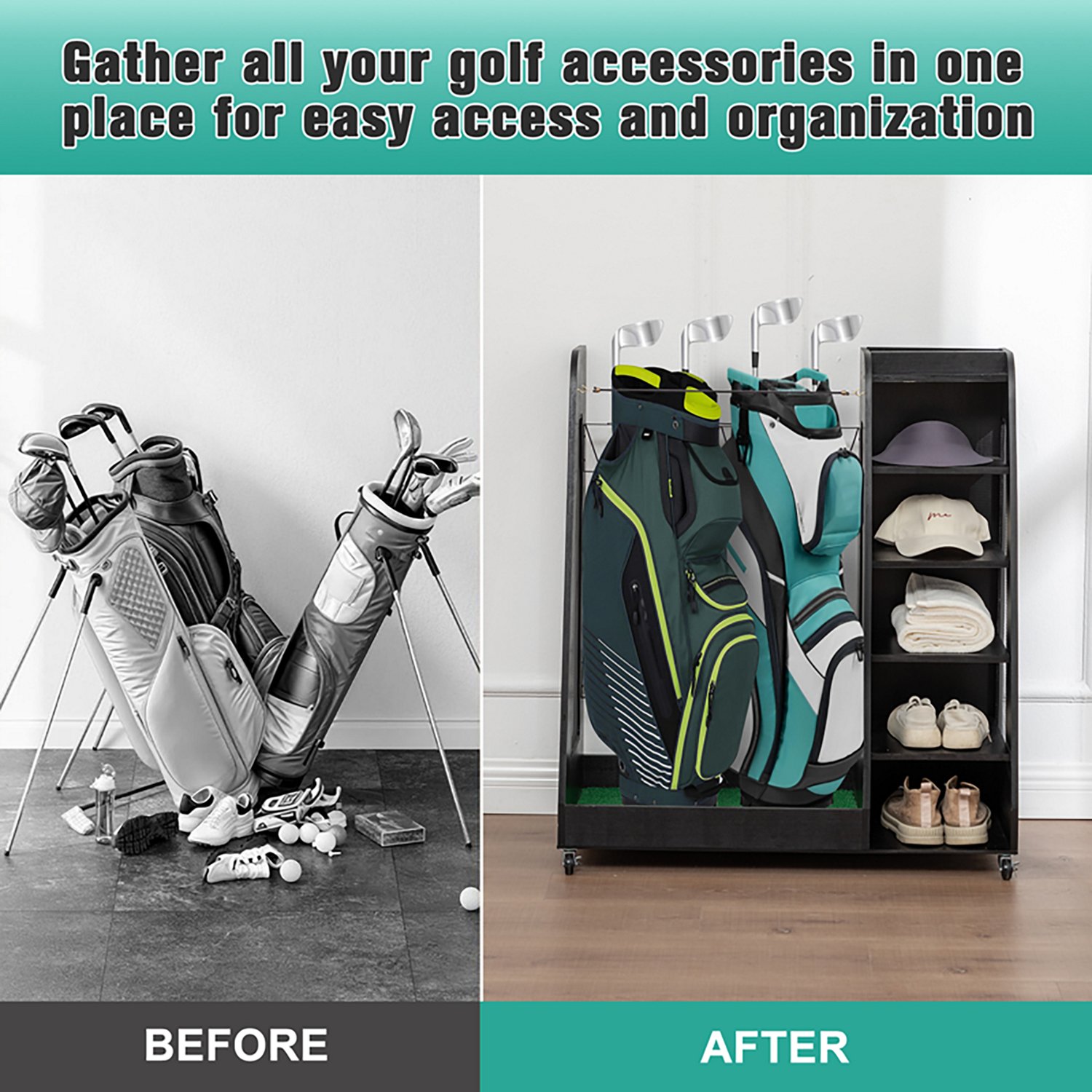 inQracer Golf Bag Organizer
