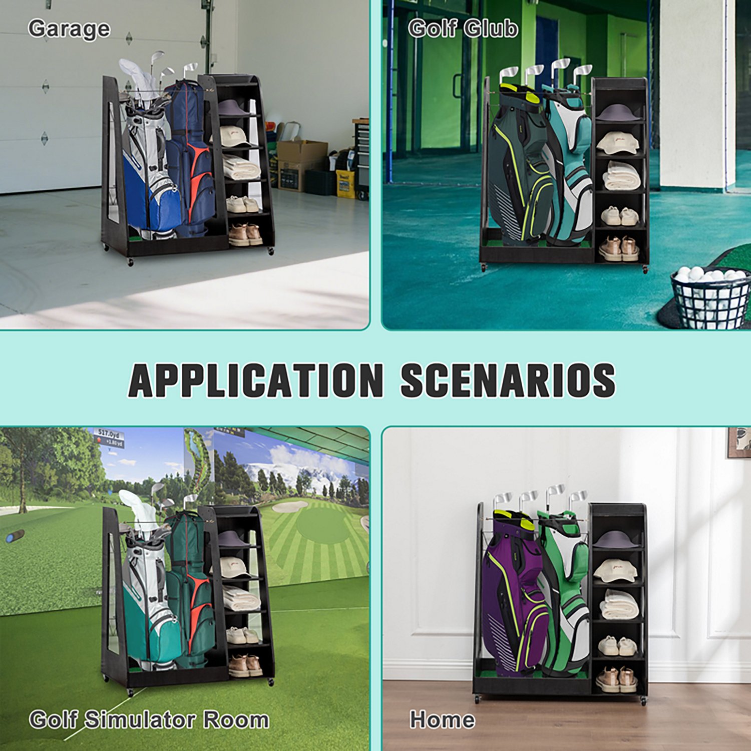 inQracer Golf Bag Organizer