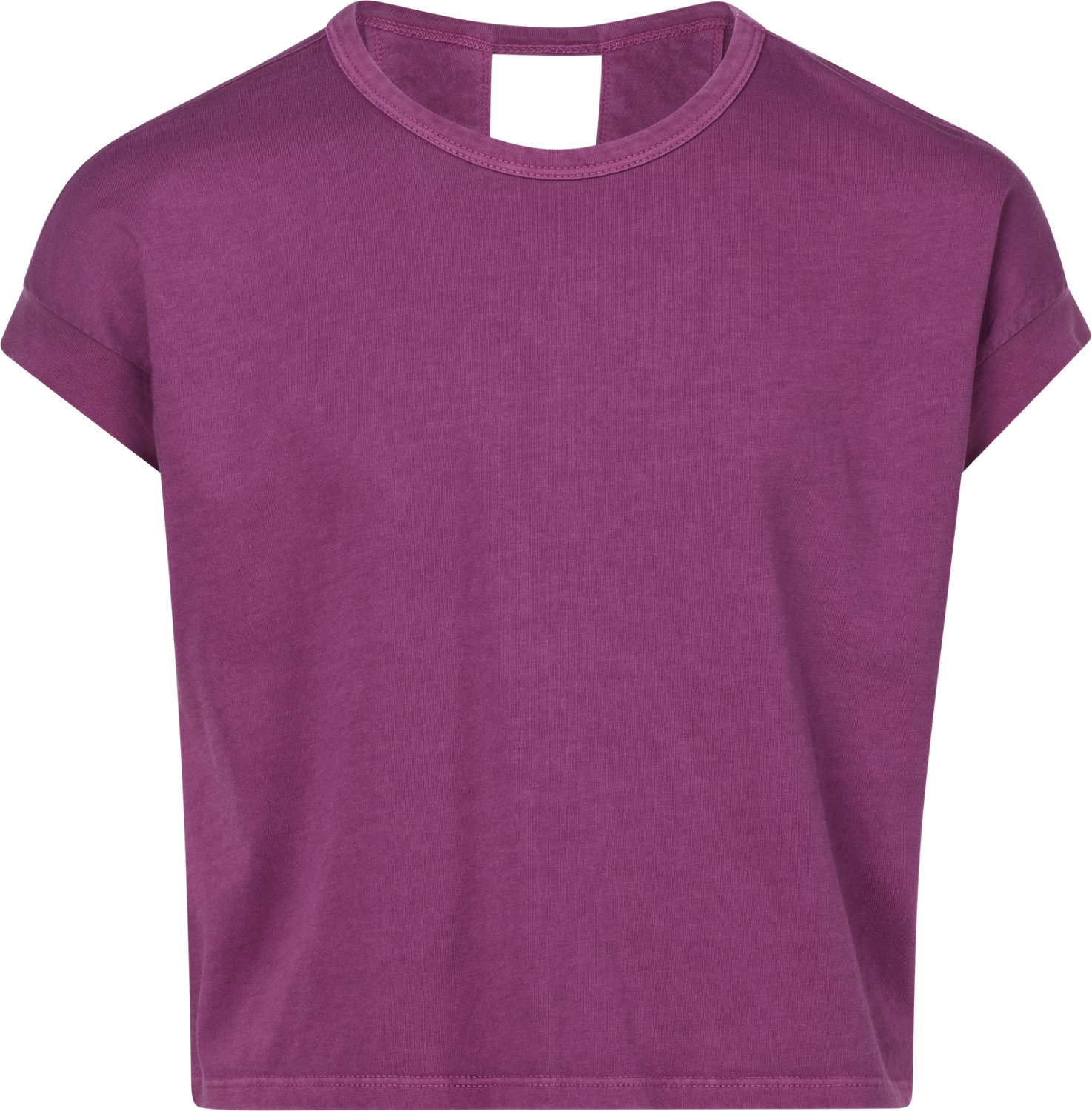 BCG Girls' Washed Cut-Out Short Sleeve T-shirt