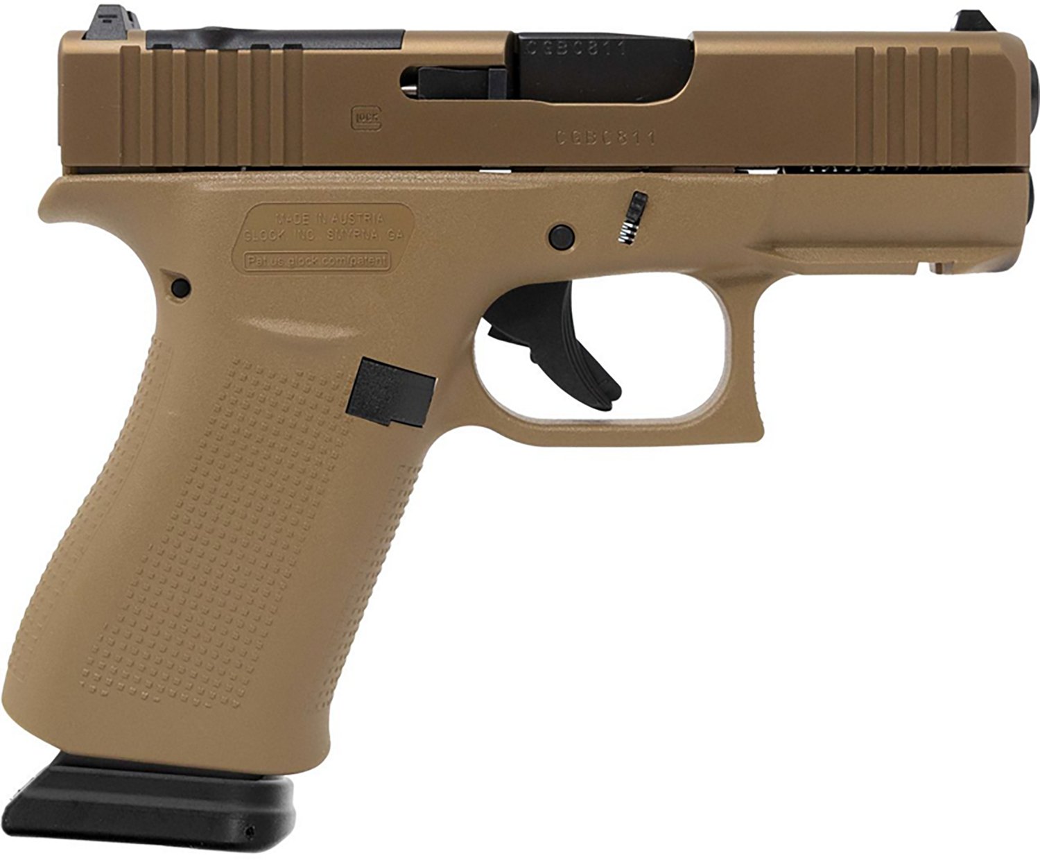 GLOCK 43X MOS 9mm Semi Automatic Pistol
