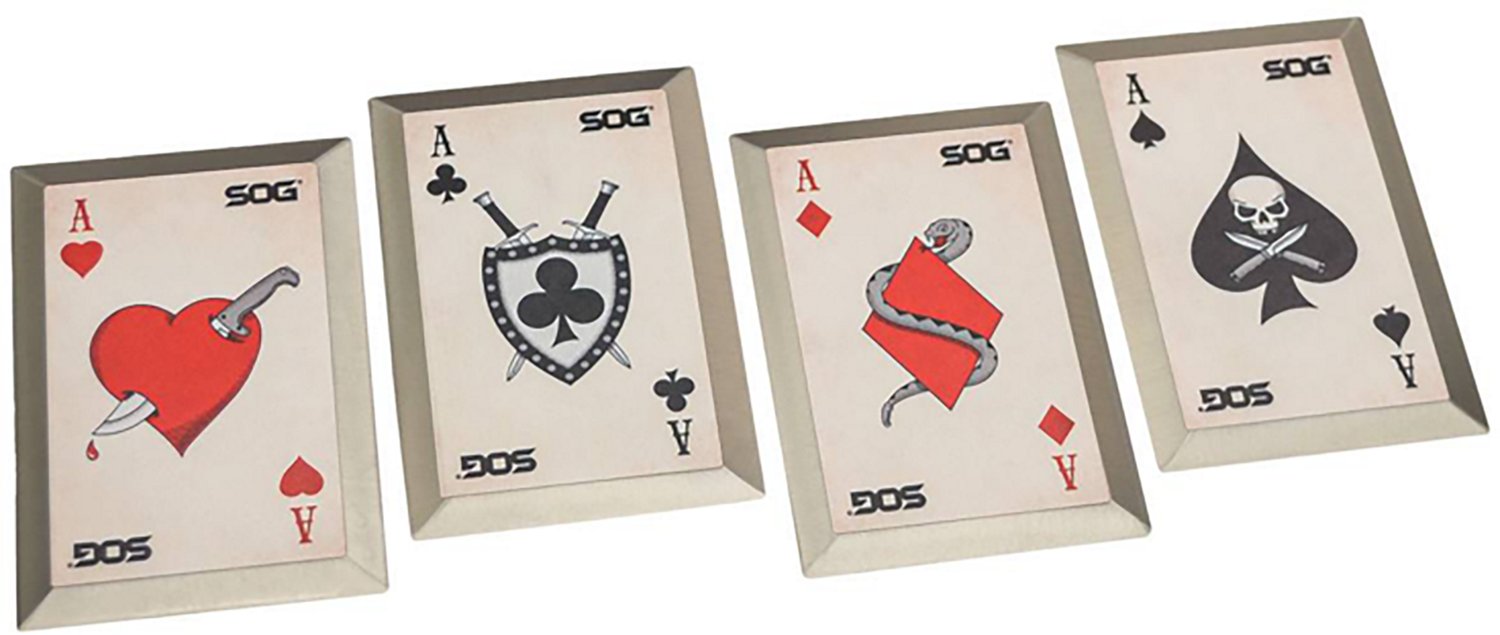 SOG Throwing Cards 3.5"