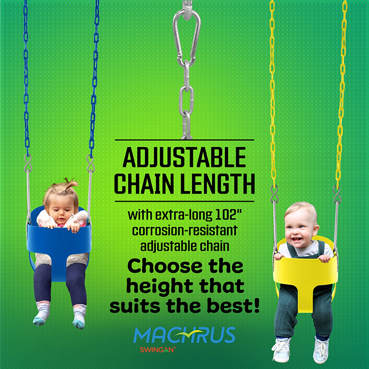 Plexalife High Back Full Bucket Toddler & Baby Swing - view number 6