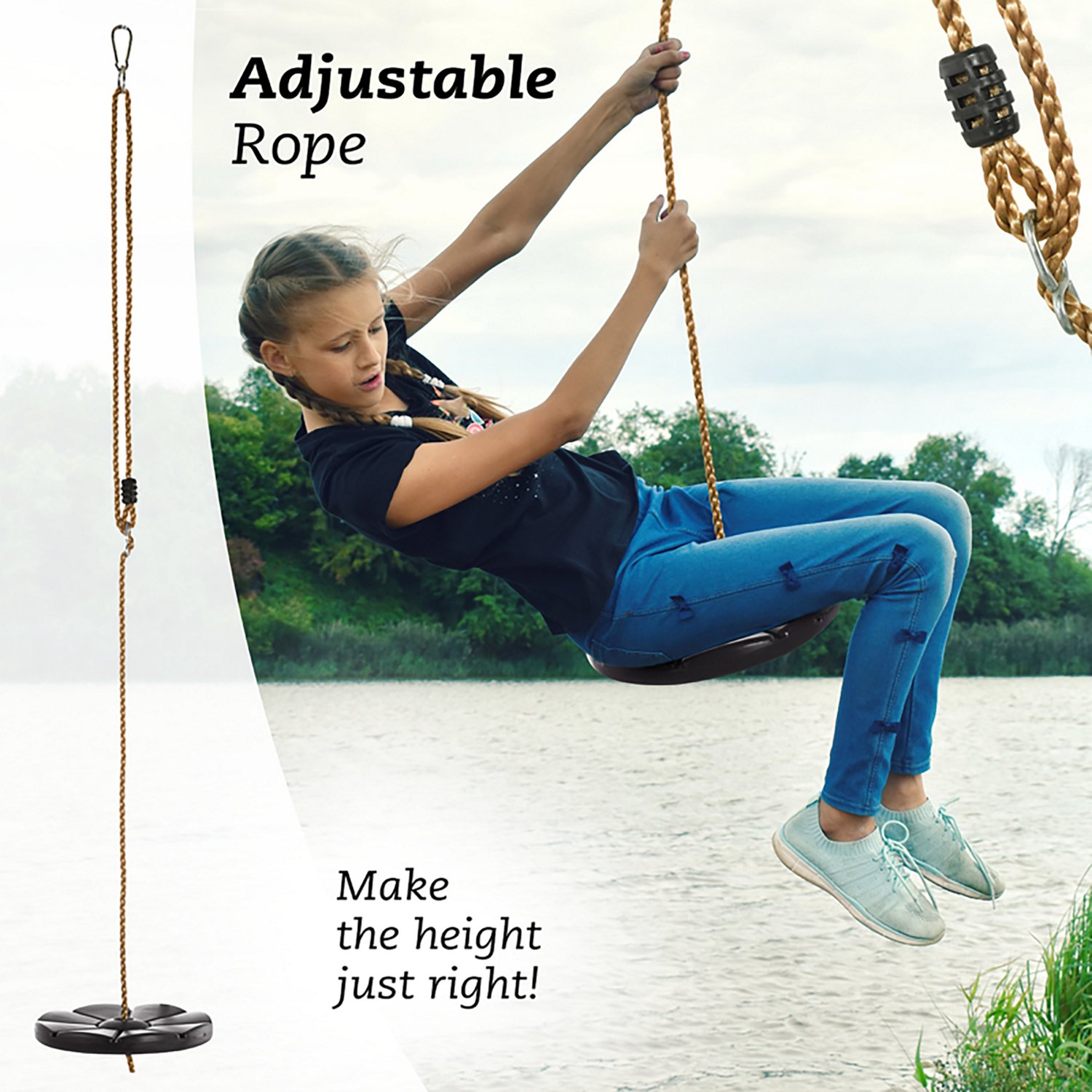 Plexalife Cool Disc Swing With Adjustable Rope - view number 5