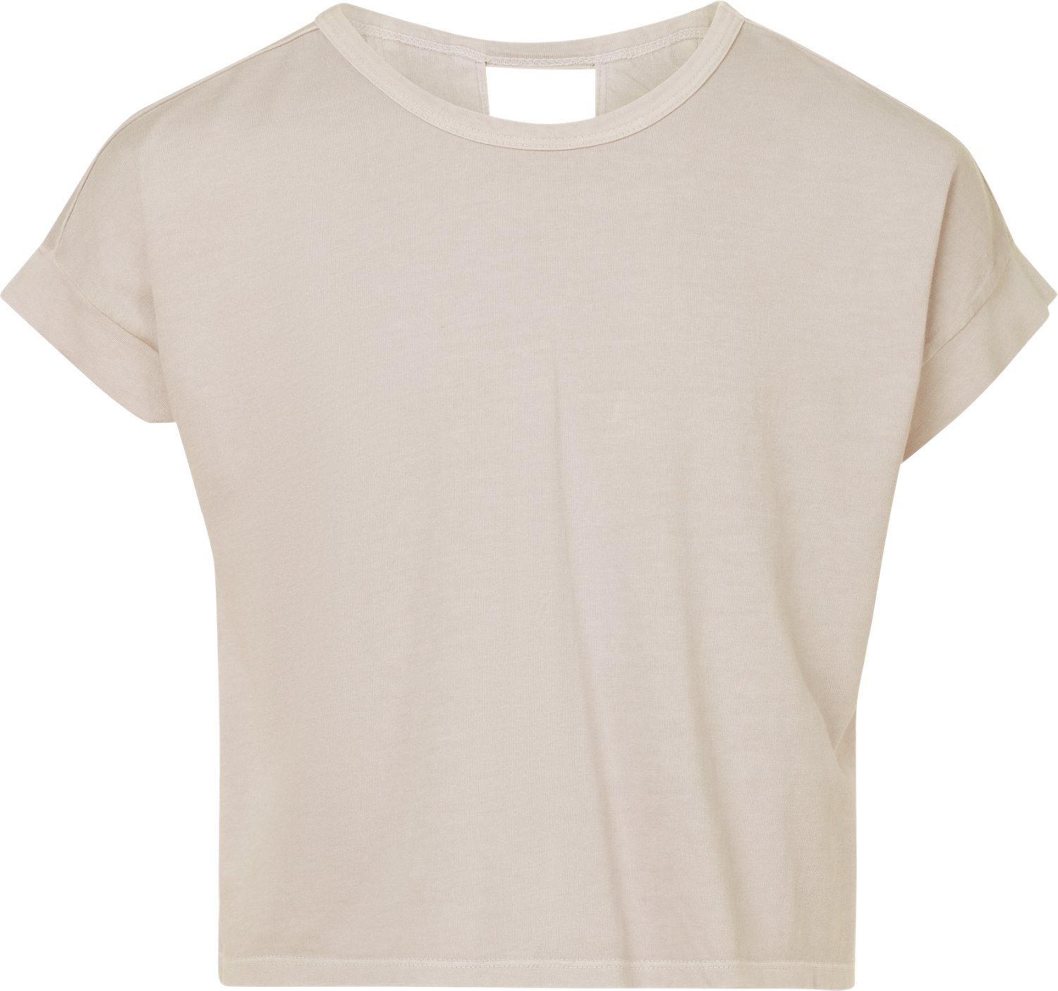 BCG Girls' Washed Cut-Out Short Sleeve T-shirt