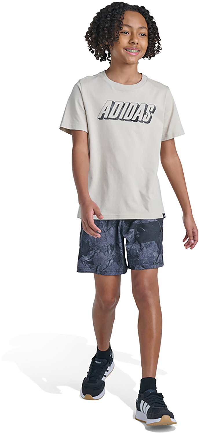 adidas Boys’ Rock Camo Printed Shorts - view number 4