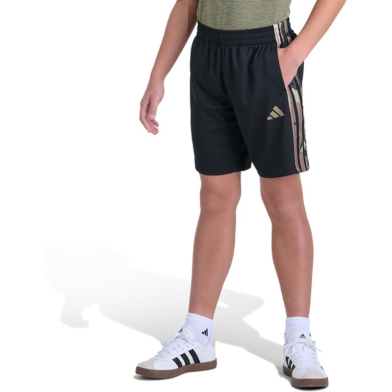 adidas Elastic Waistband Essentials Printed 3-Stripes Short