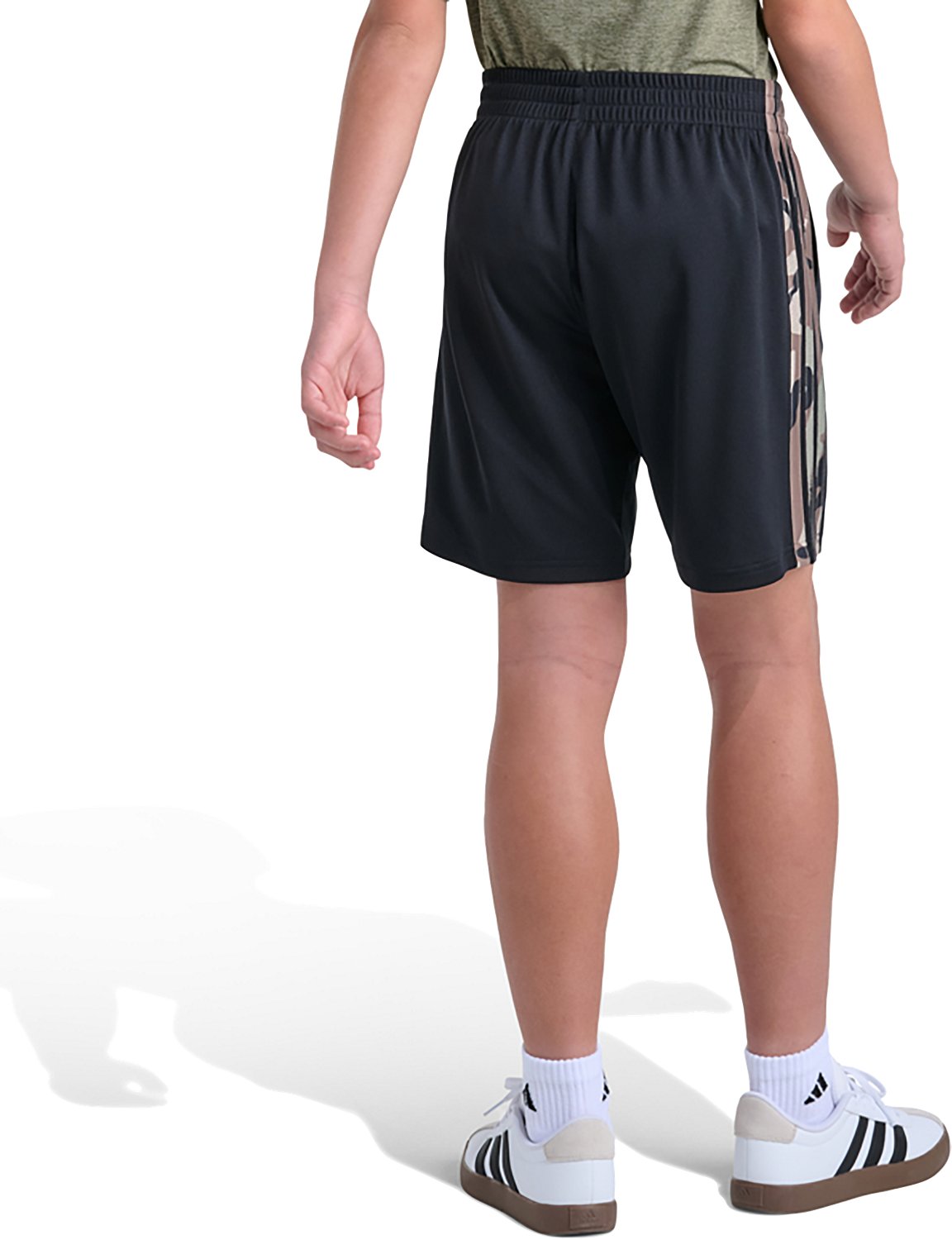 adidas Boys’ Essentials Printed 3‑Stripes Shorts - view number 2