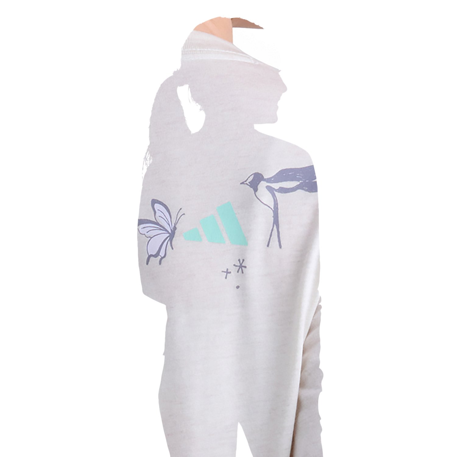 adidas Girls’ Hand Drawn T‑Shirt