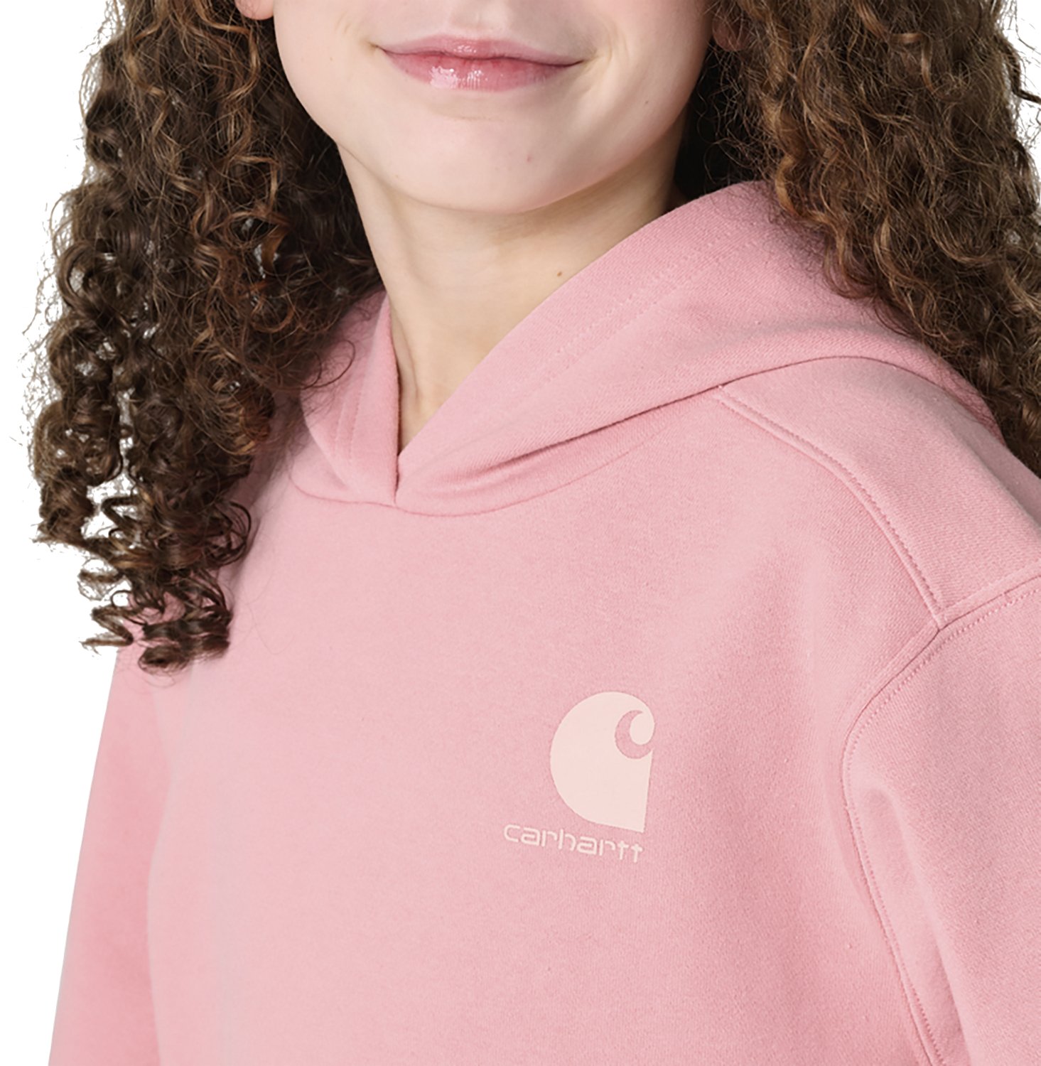 Carhartt Girls’ Hooded Logo Sweatshirt - view number 4