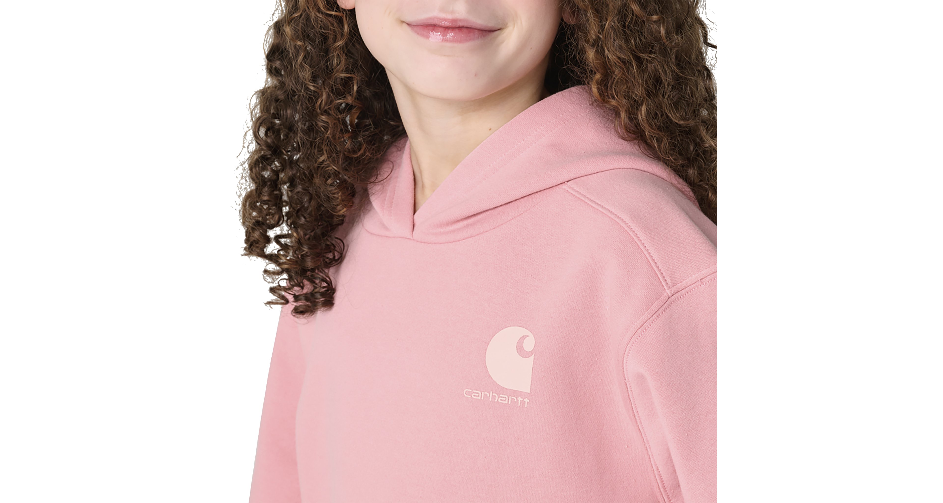 Carhartt Girls’ Hooded Logo Sweatshirt