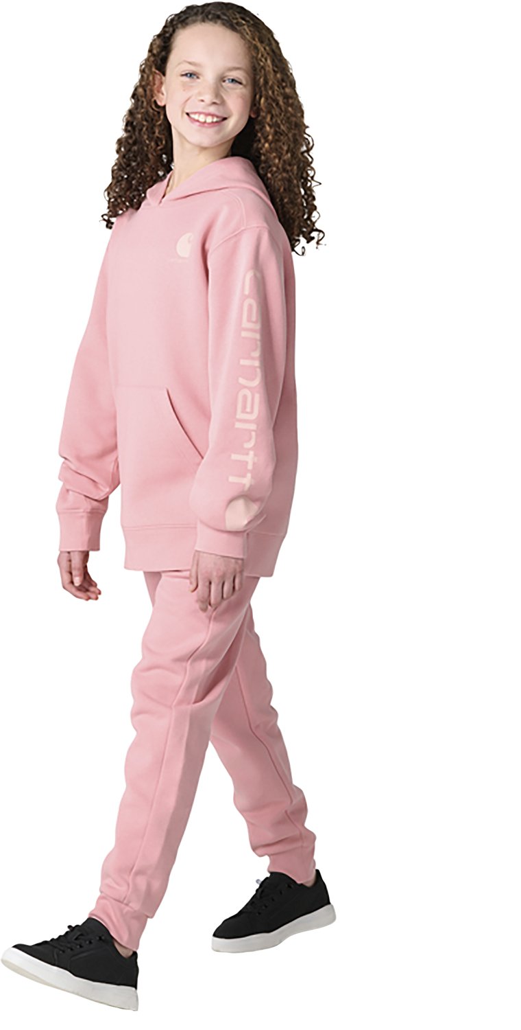 Carhartt Girls’ Hooded Logo Sweatshirt - view number 6