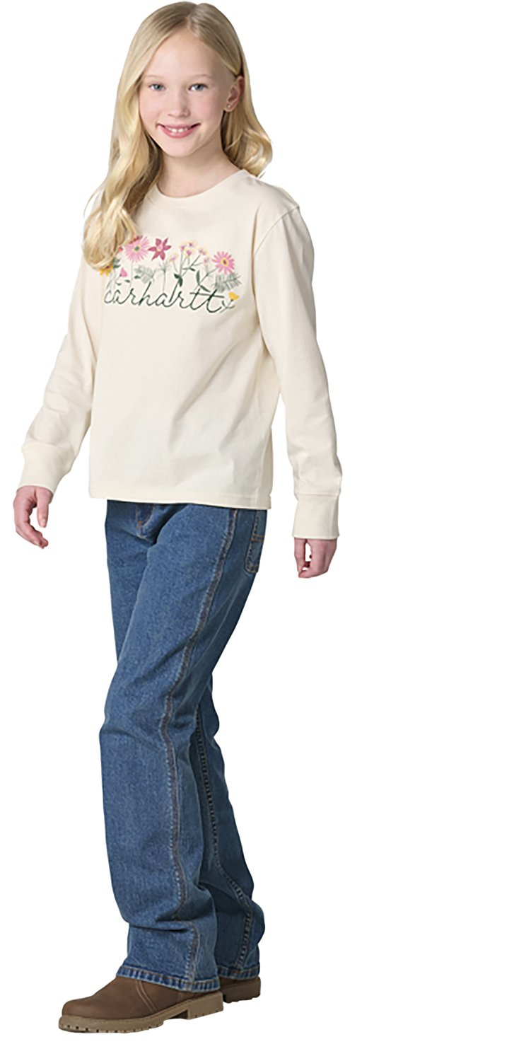 Carhartt Girls’ Floral Script T-Shirt