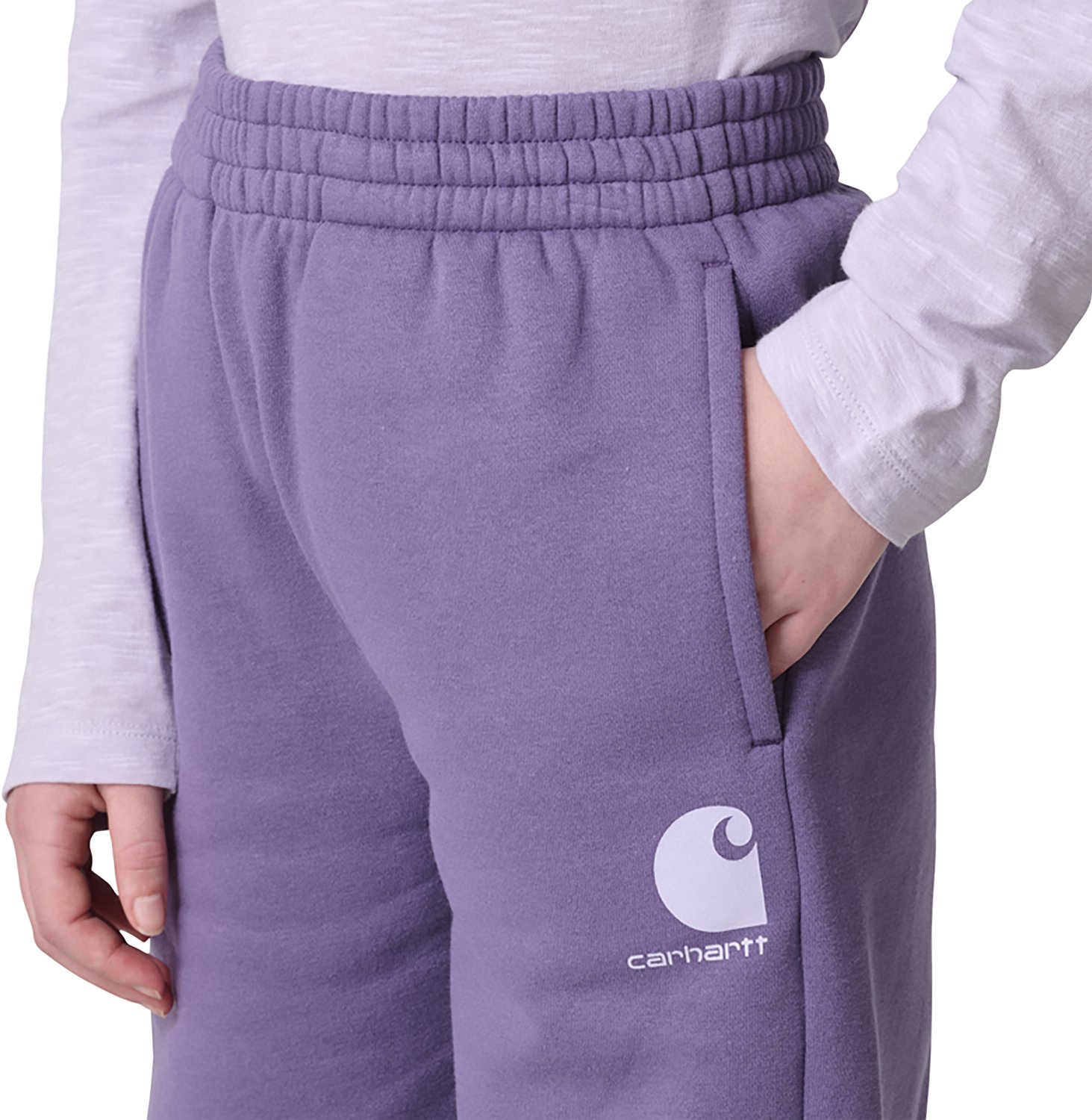 Carhartt Girls’ Fleece Logo Sweatpants