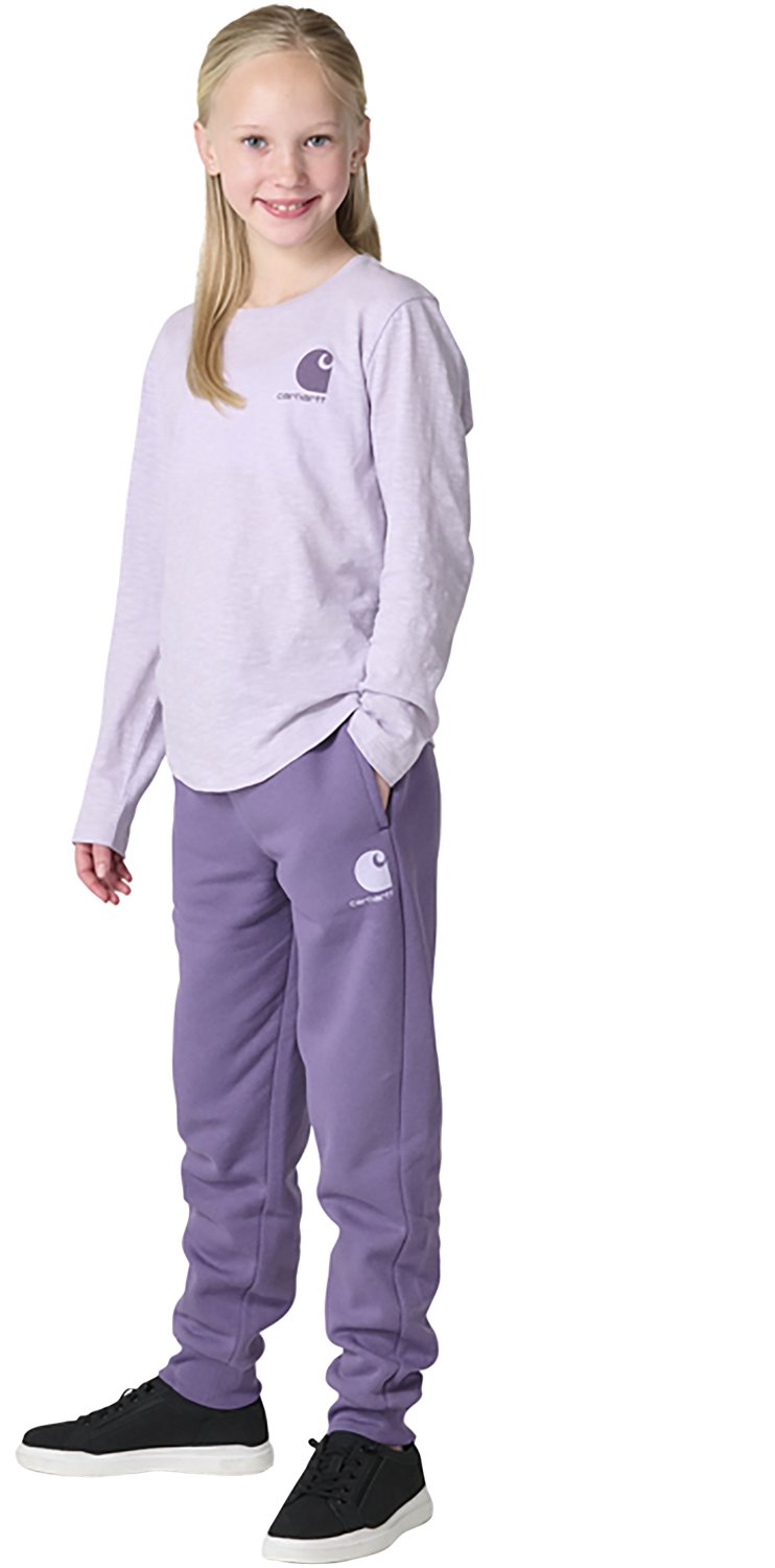 Carhartt Girls’ Fleece Logo Sweatpants