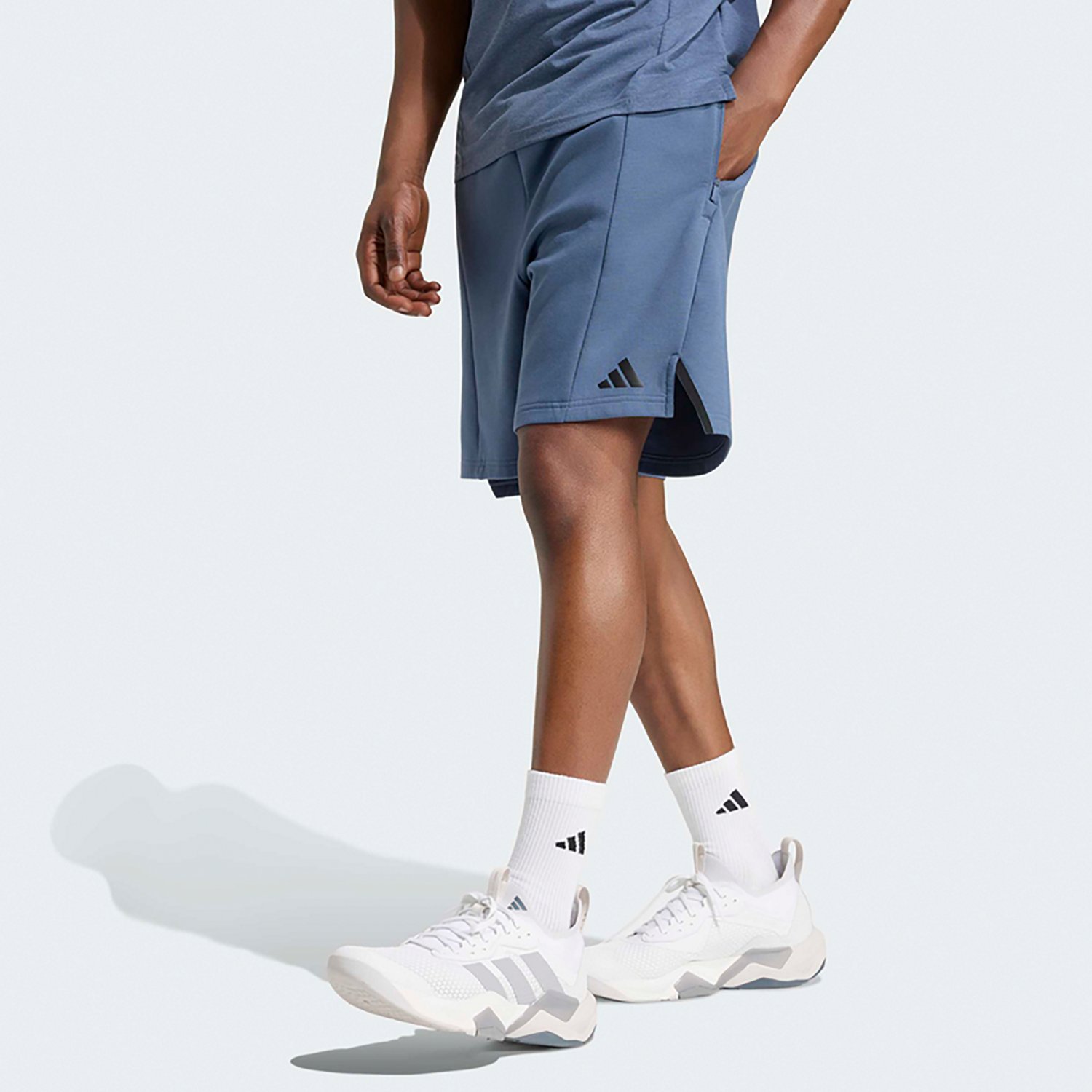 adidas Men's Designed for Training Knit Shorts 5 in