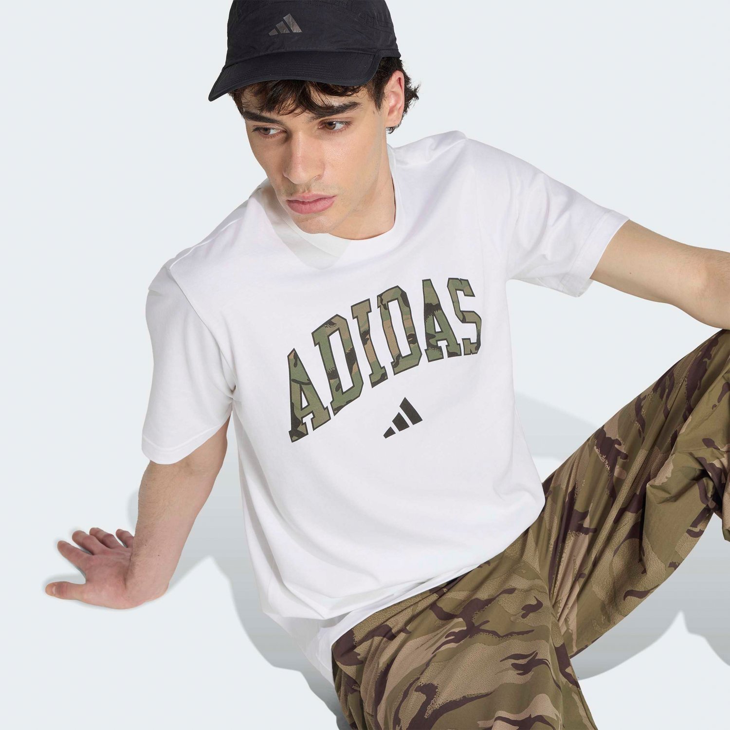 adidas Men’s Camo Script Graphic T‑Shirt - view number 4